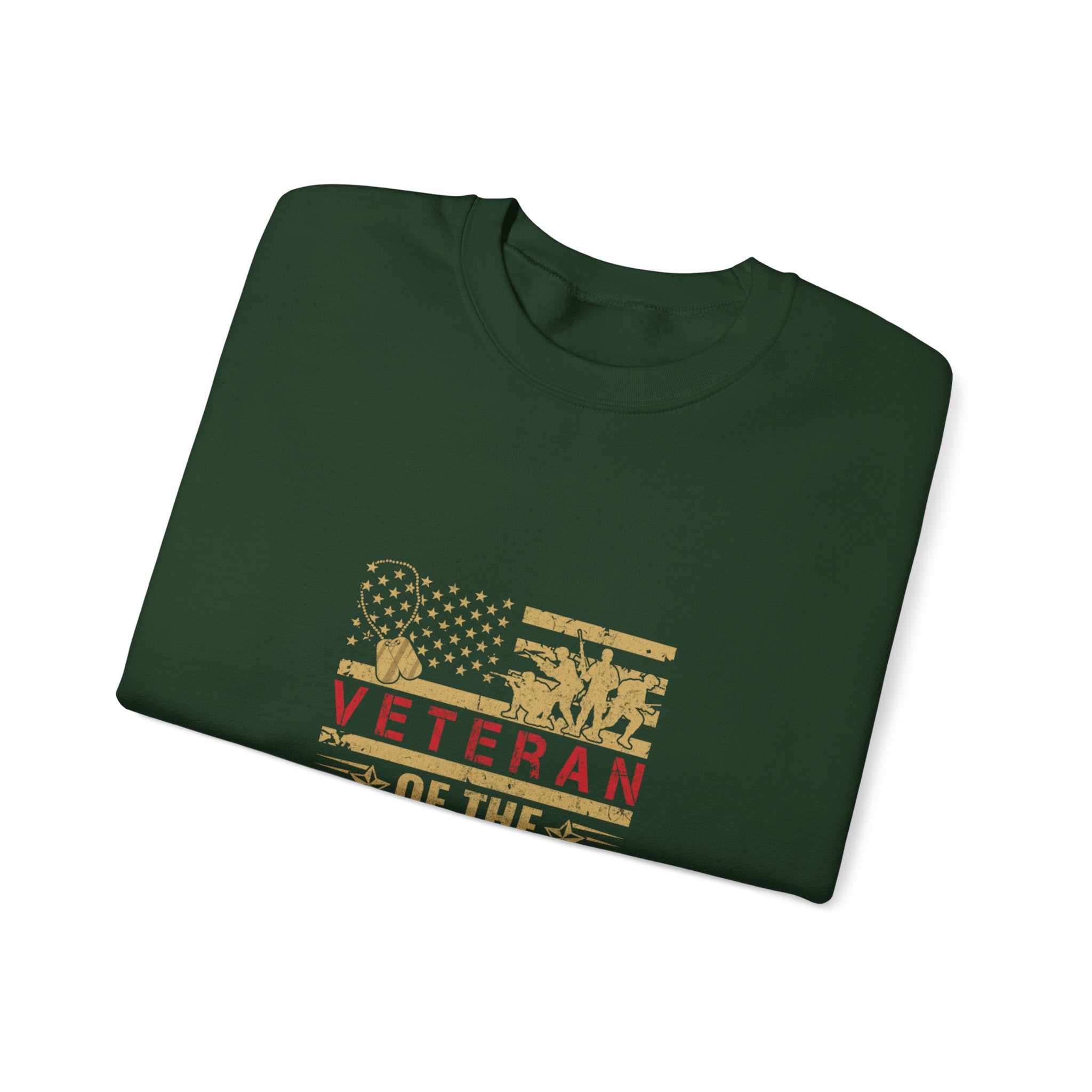 Veteran Army Sweatshirt: US Patriotic