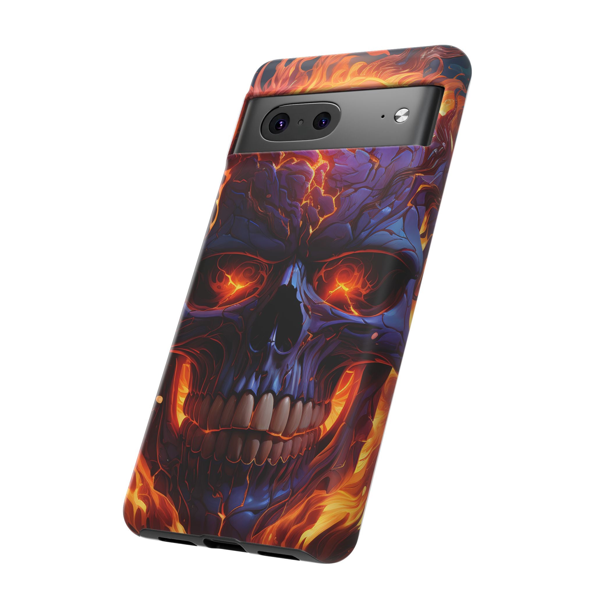 Fiery Skull Google Pixel Case (All Models)