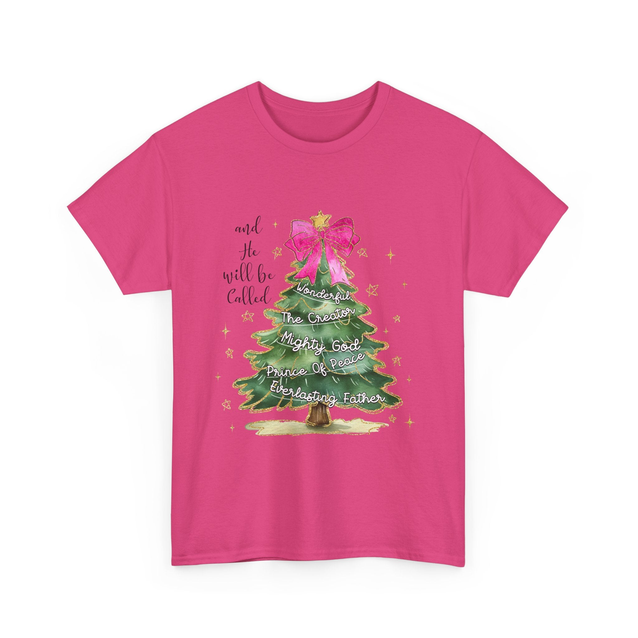 Watercolor Christmas Tree Faith T-Shirt