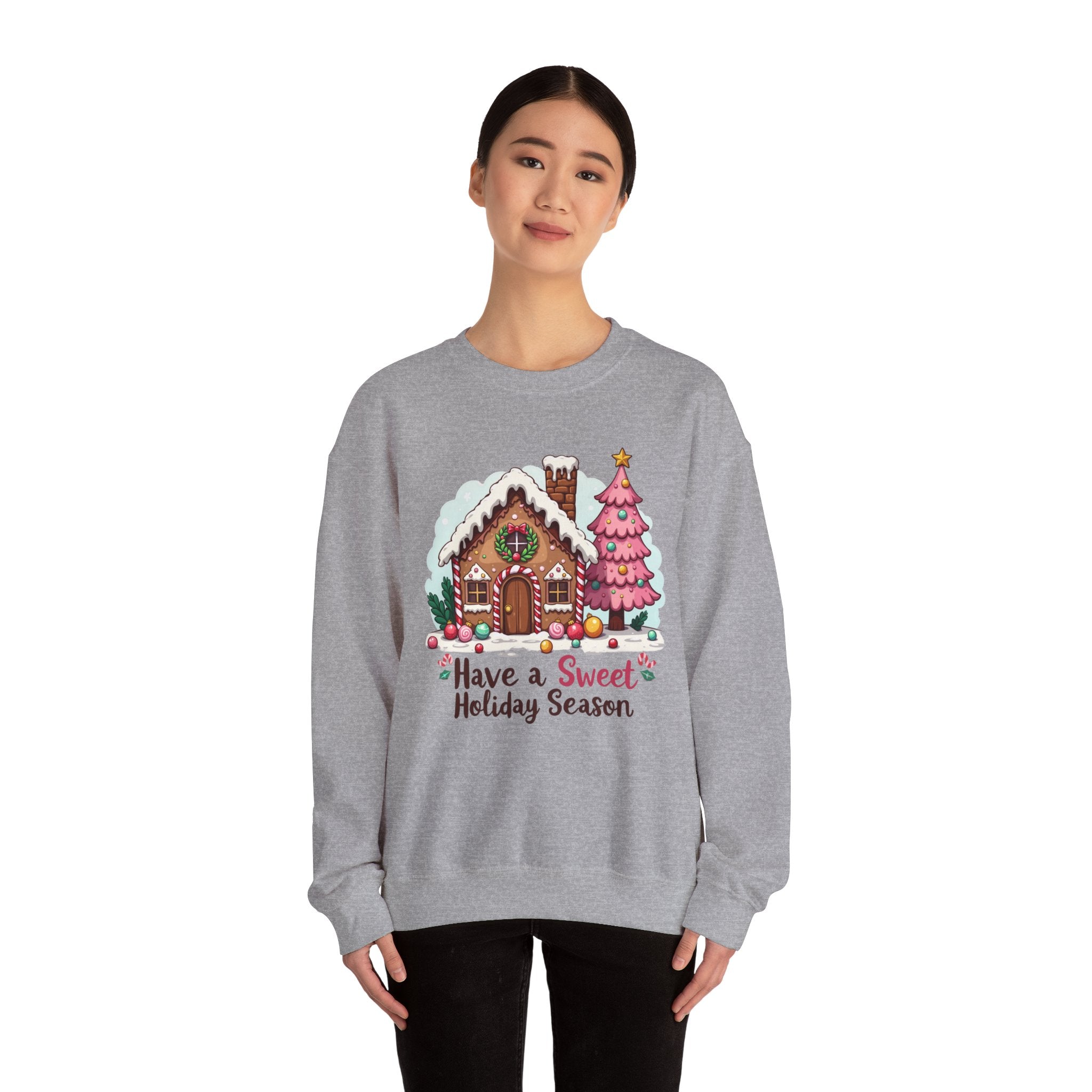 Gingerbread House Christmas Sweatshirt