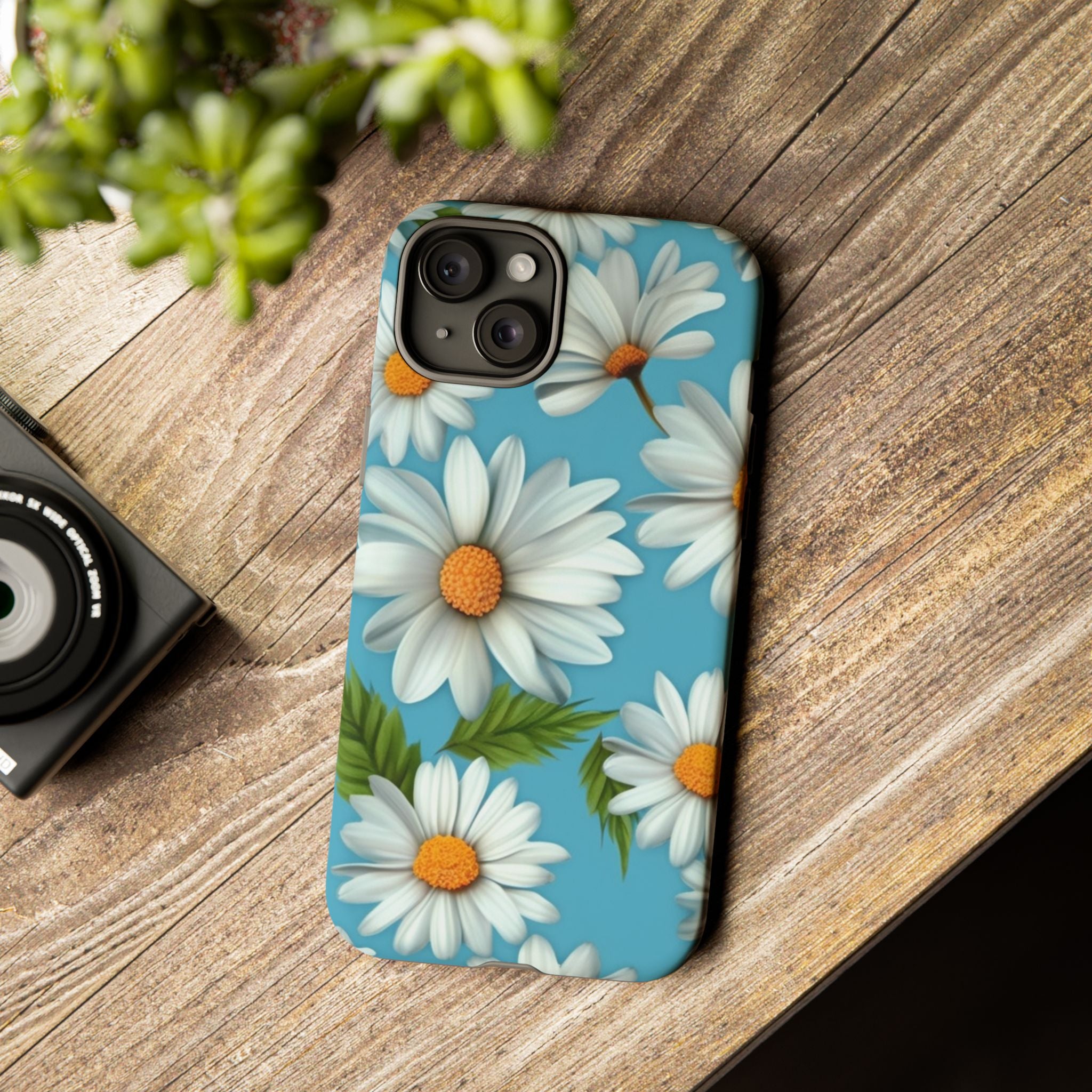 Vibrant Daisy Hexagon iPhone Case