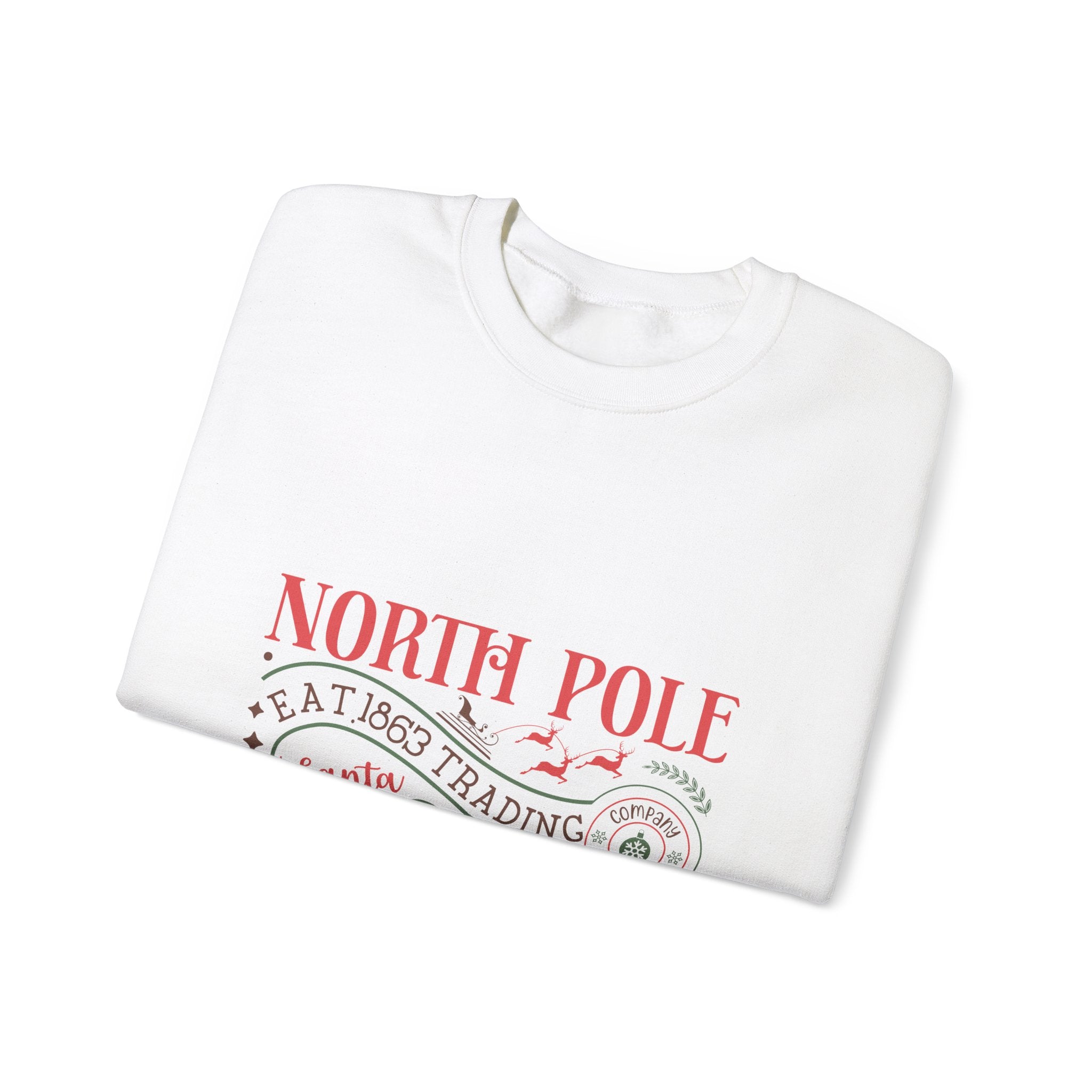 North Pole Eat.1863 Santa Claus Sweatshirt