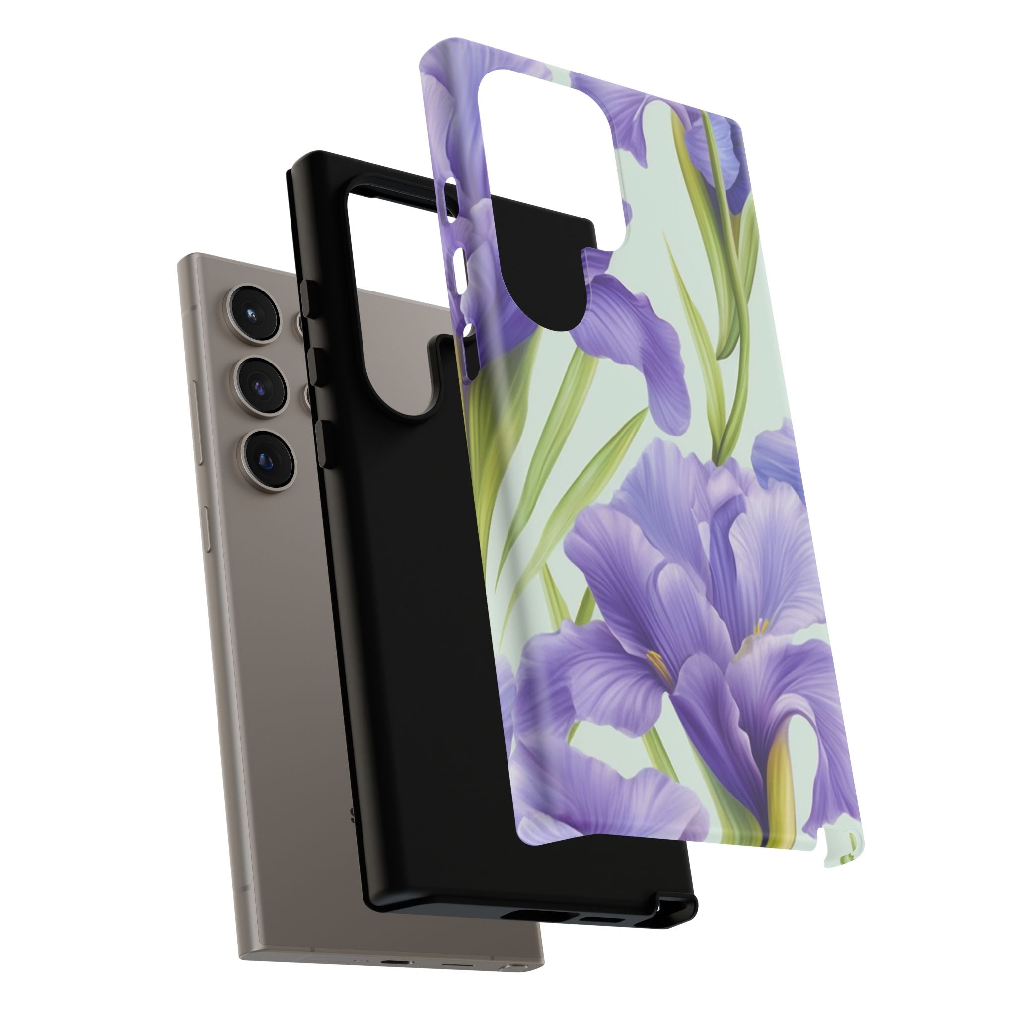 Elegant Purple Iris Samsung Phone Case