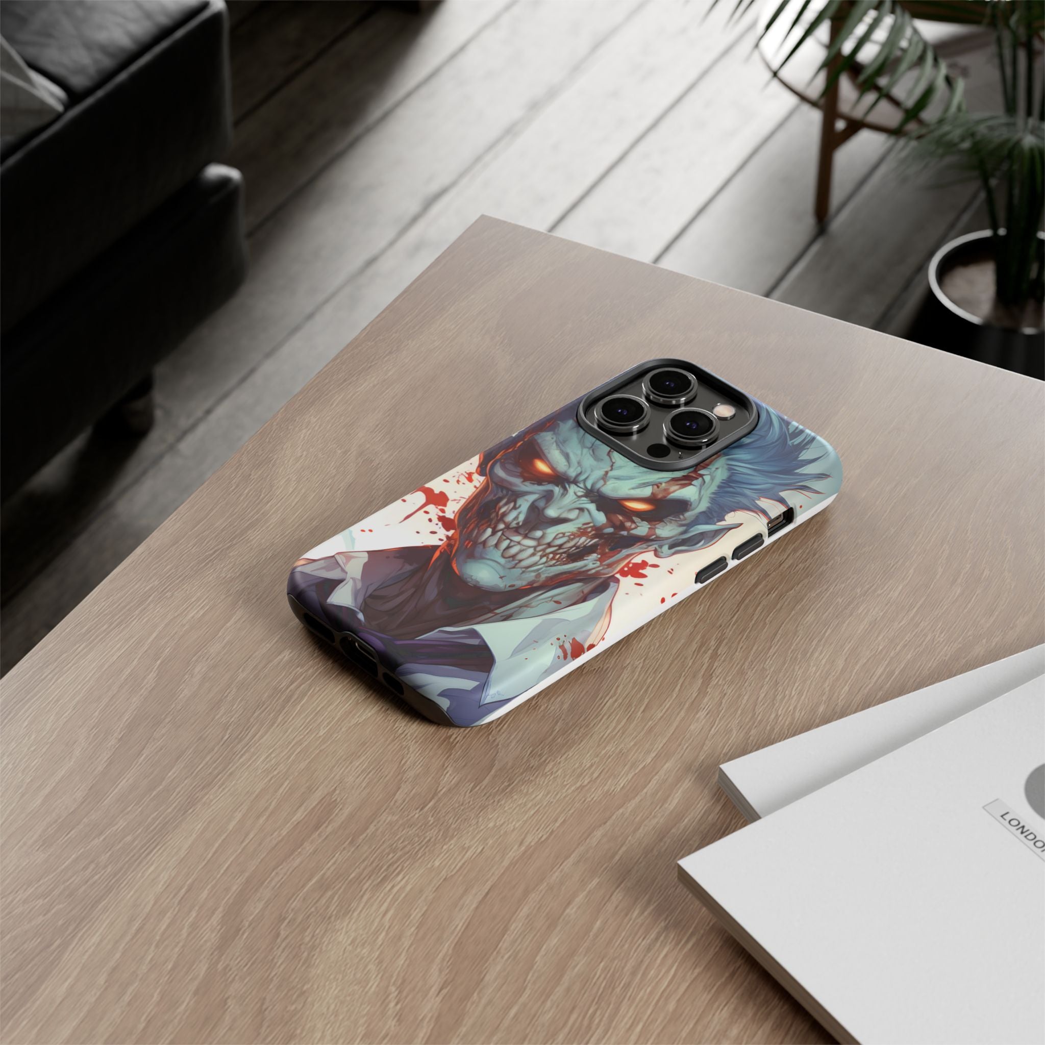 Zombie Elegance Hexagon iPhone Case