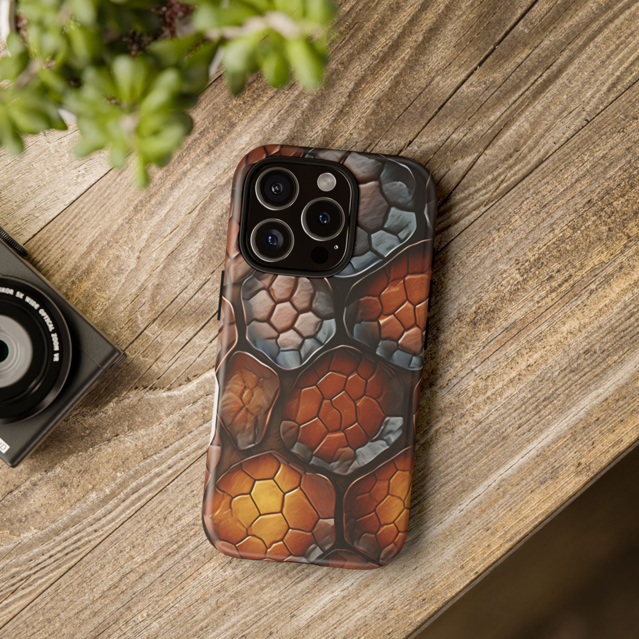 Reptilian Scales iPhone Case - 3D Texture