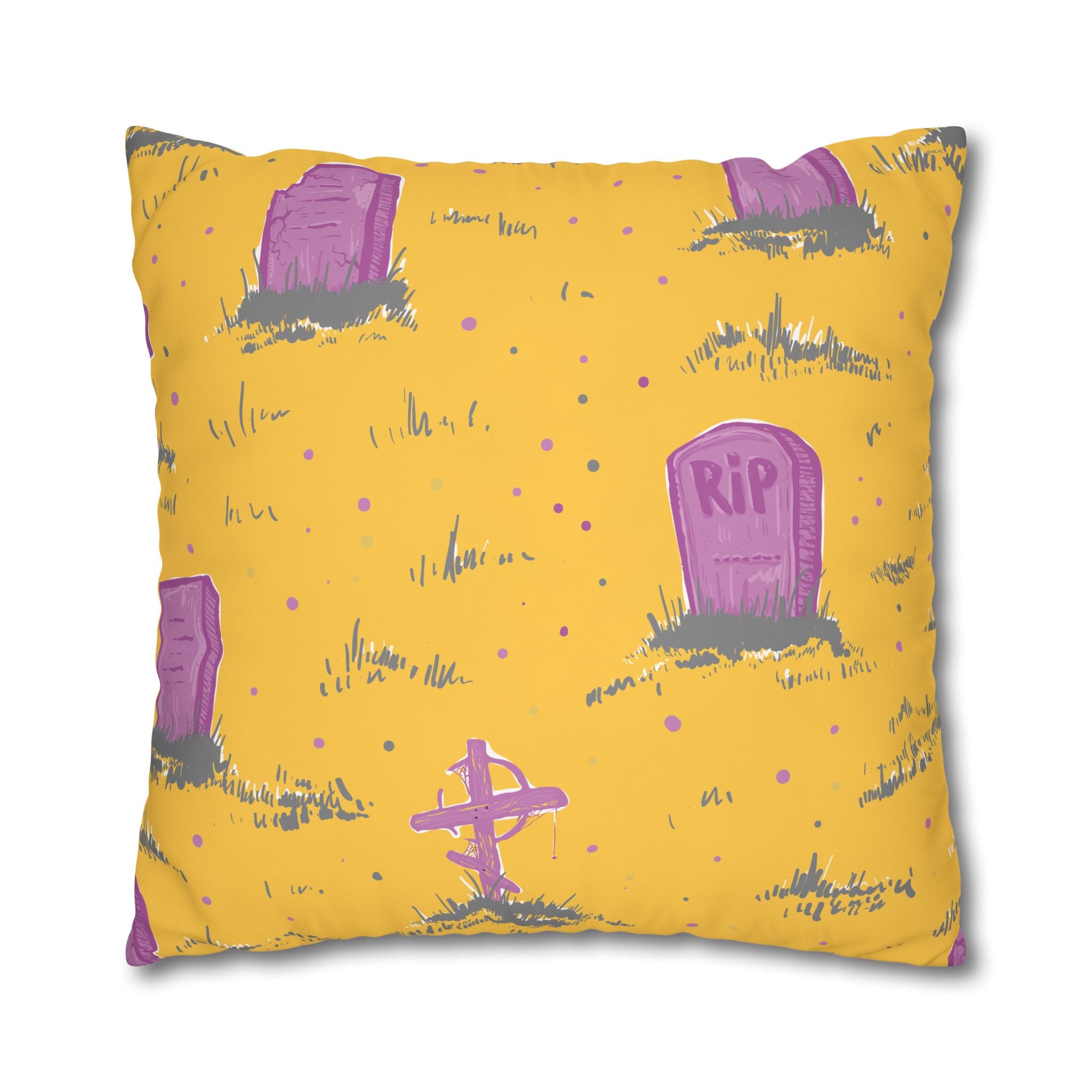 Spooky Cute Graveyard Pillowcase