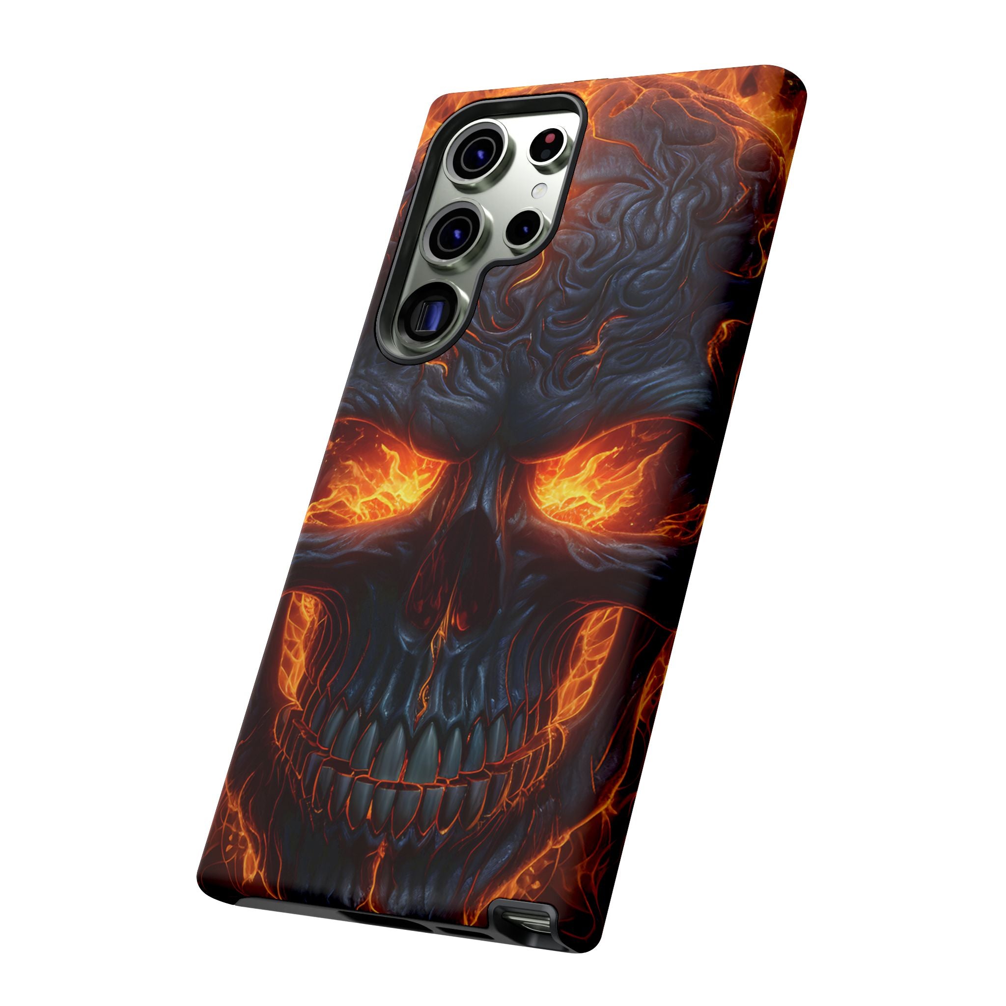 Fiery Skull Samsung Case