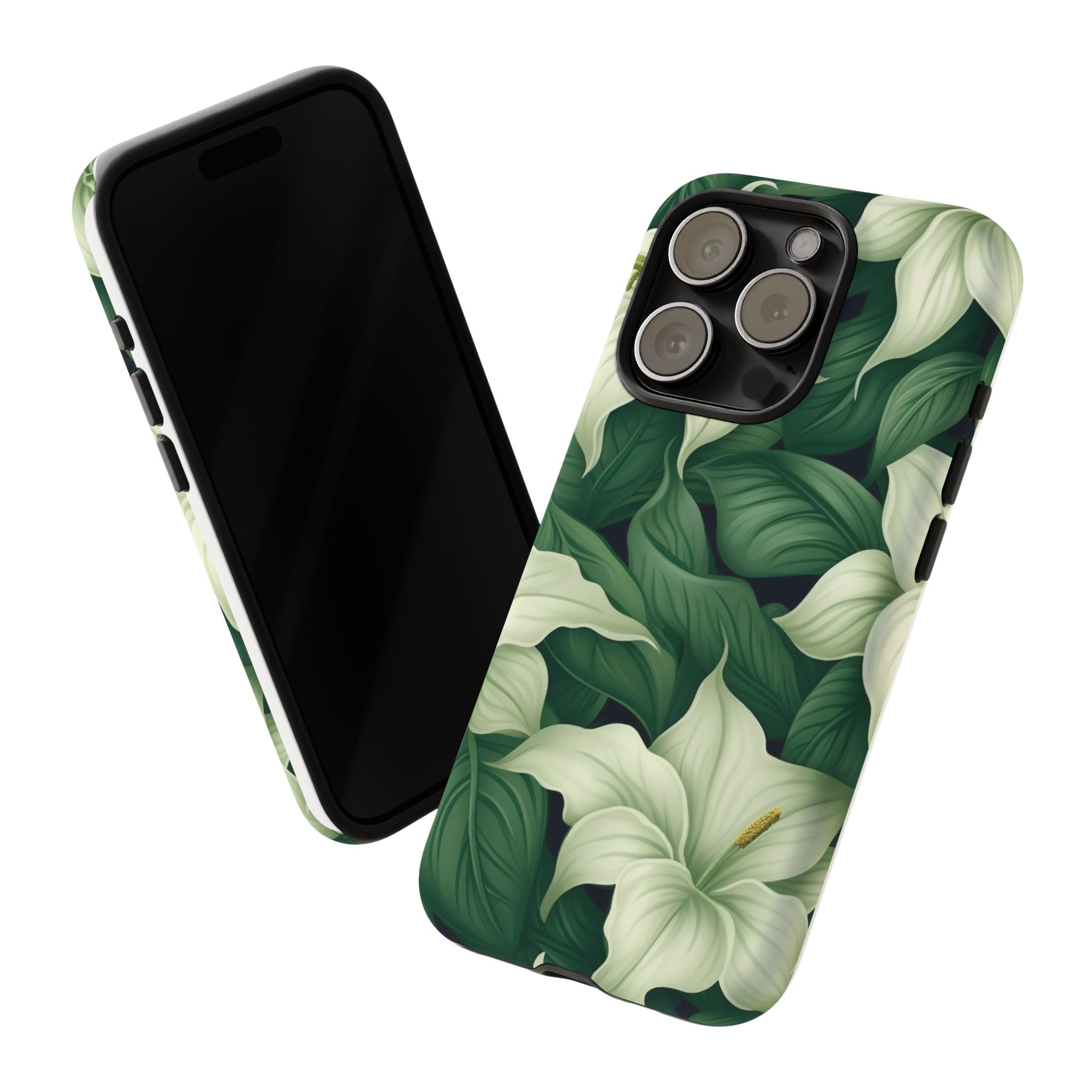 Luxurious Lily iPhone Case - Hexagon Stone