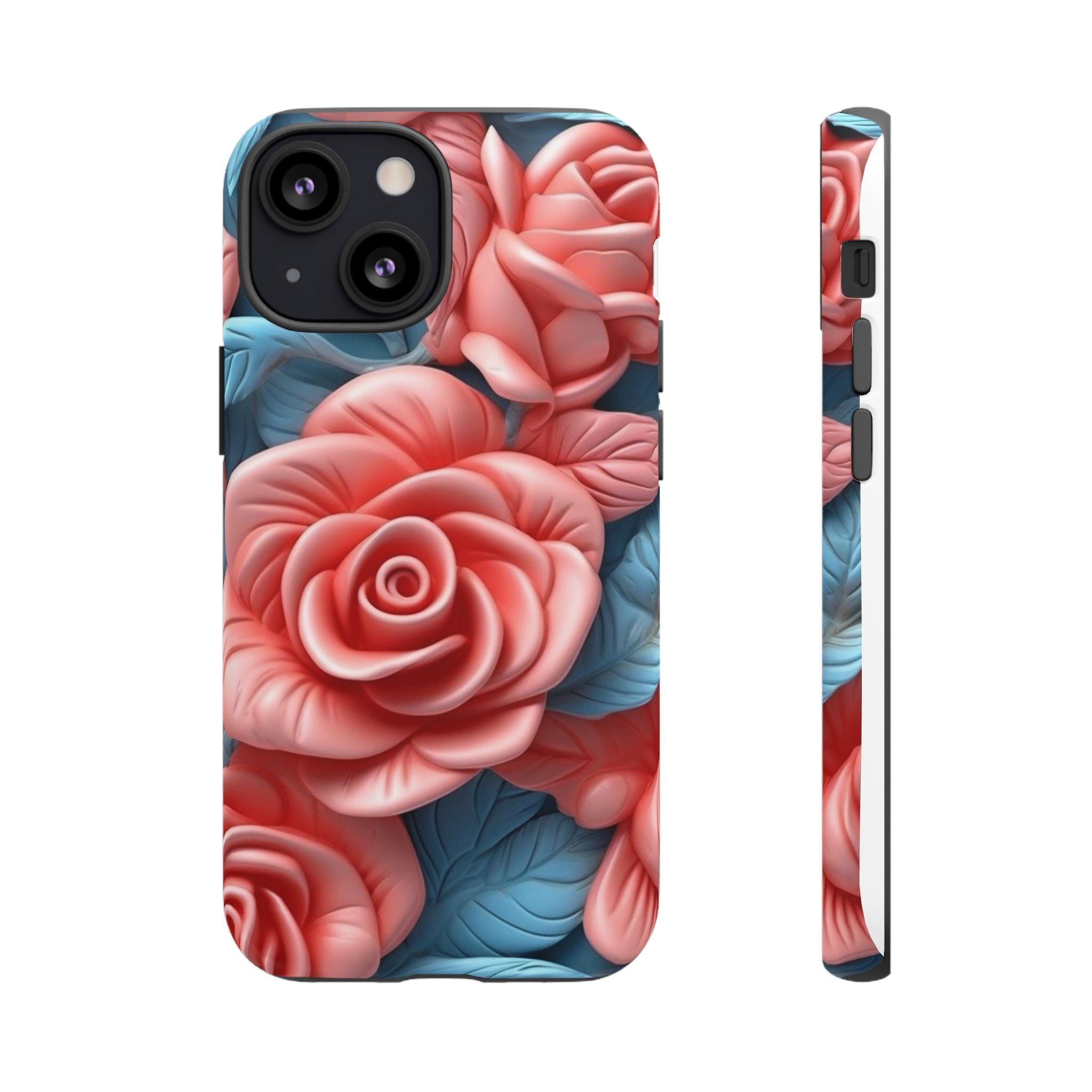 Stylized Floral iPhone Case - Hexagon Stone