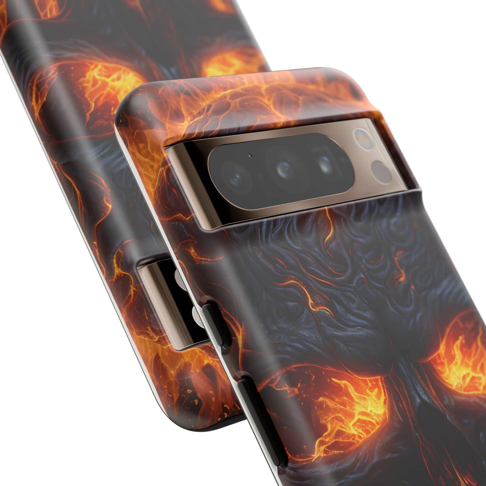 Fiery Skull Google Pixel Case (All Models)