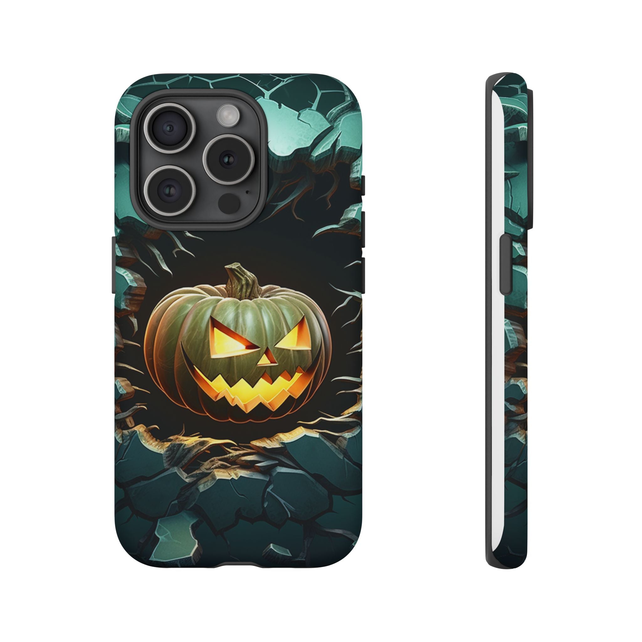 Spooky Jack-o'-Lantern Hexagon iPhone Case