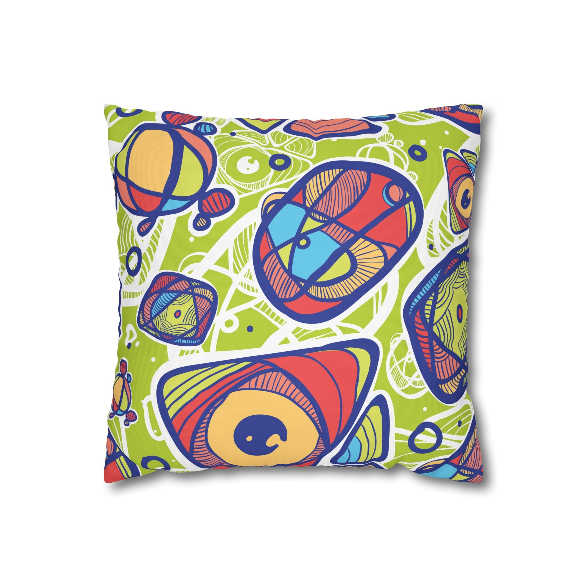 Psychedelic Geo Pillowcase - Vivid Dreams