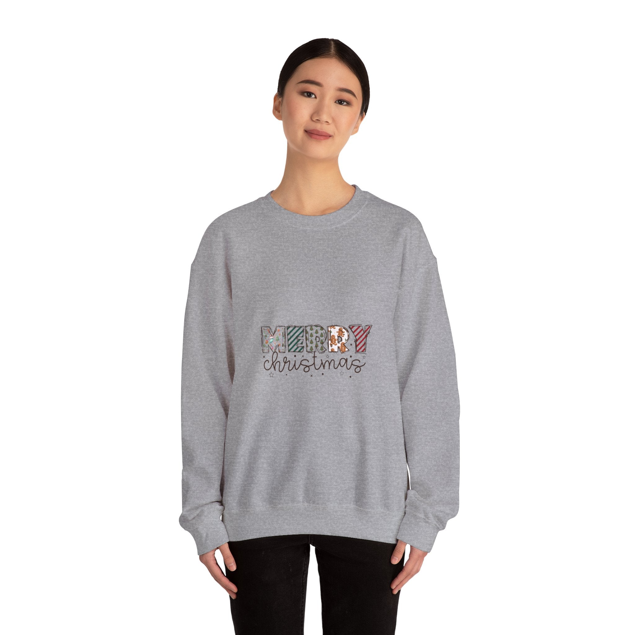 Merry Christmas Pattern Sweatshirt