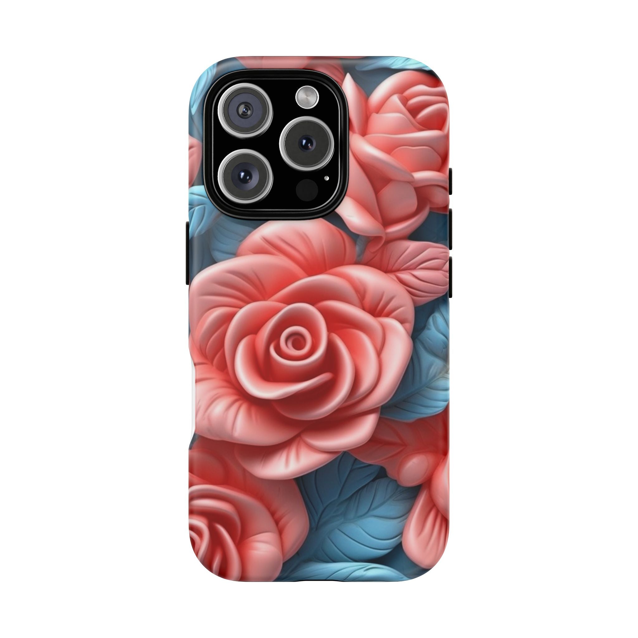 Stylized Floral iPhone Case - Hexagon Stone