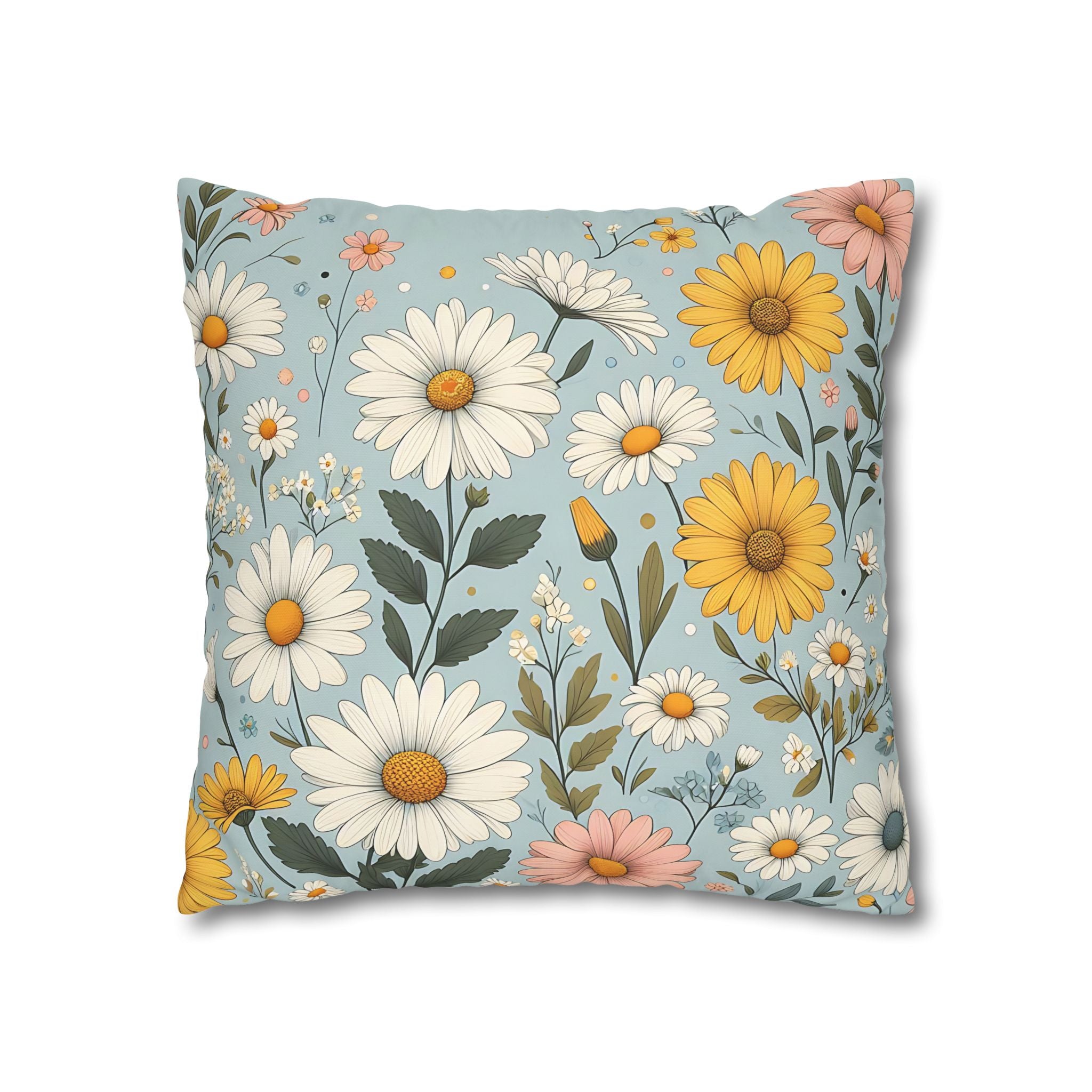 Floral Daisy Pillowcase - Vintage Bloom