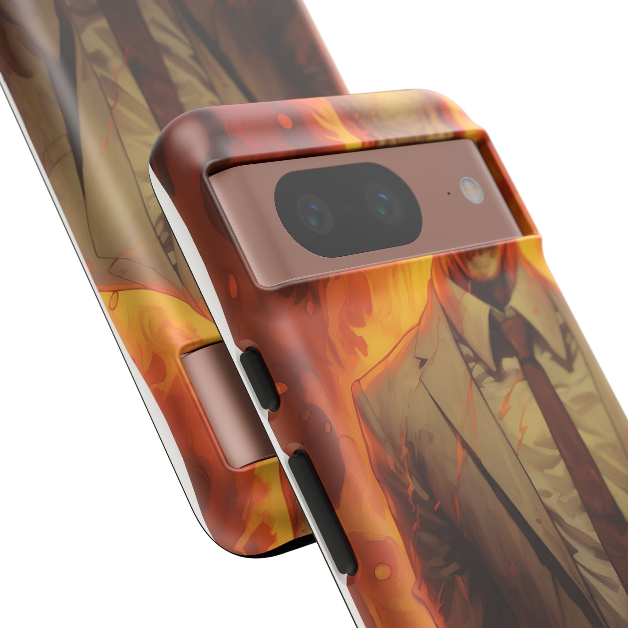 Fiery Skull Man Google Google Pixel Case (All Models)