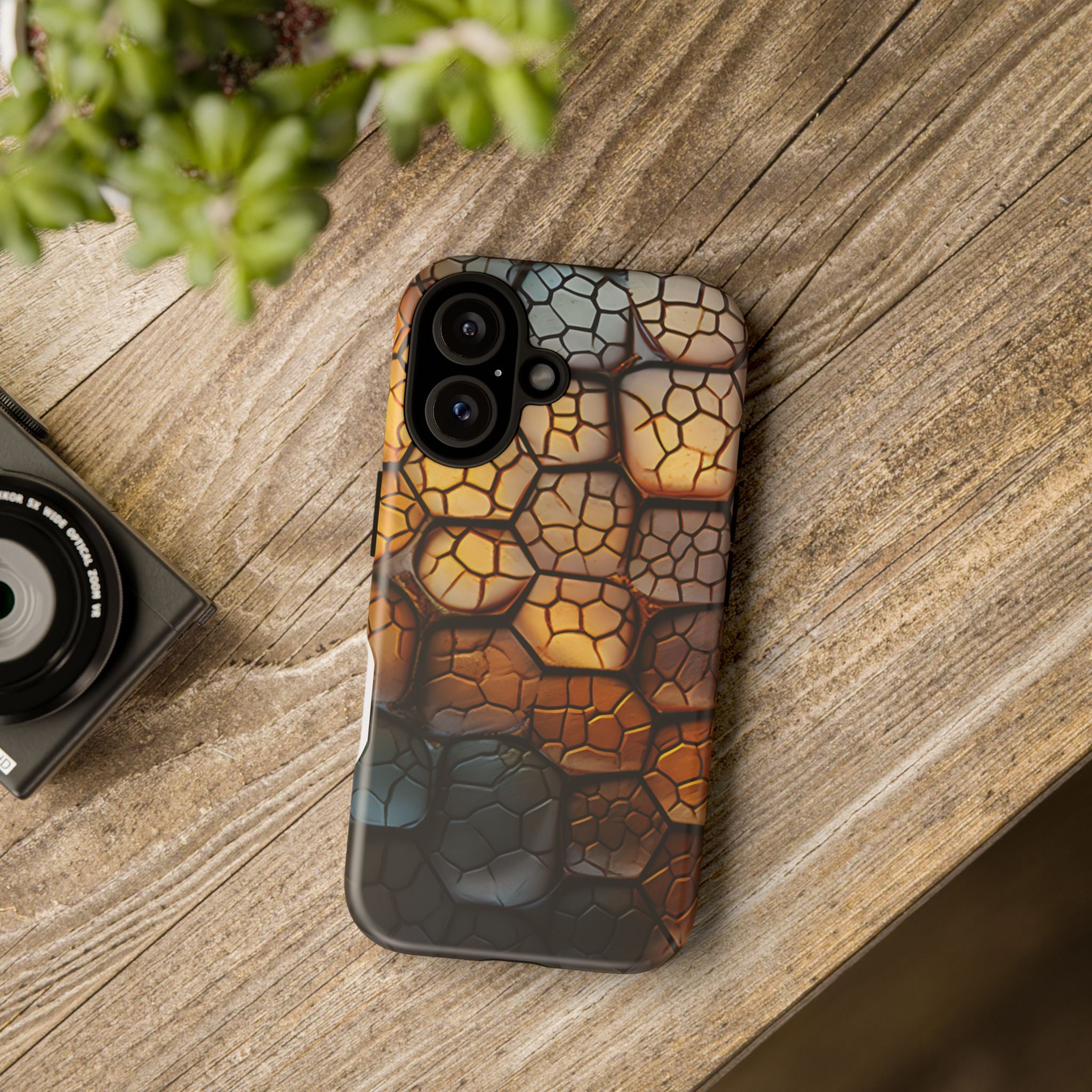 Honeycomb iPhone Case: Abstract Art