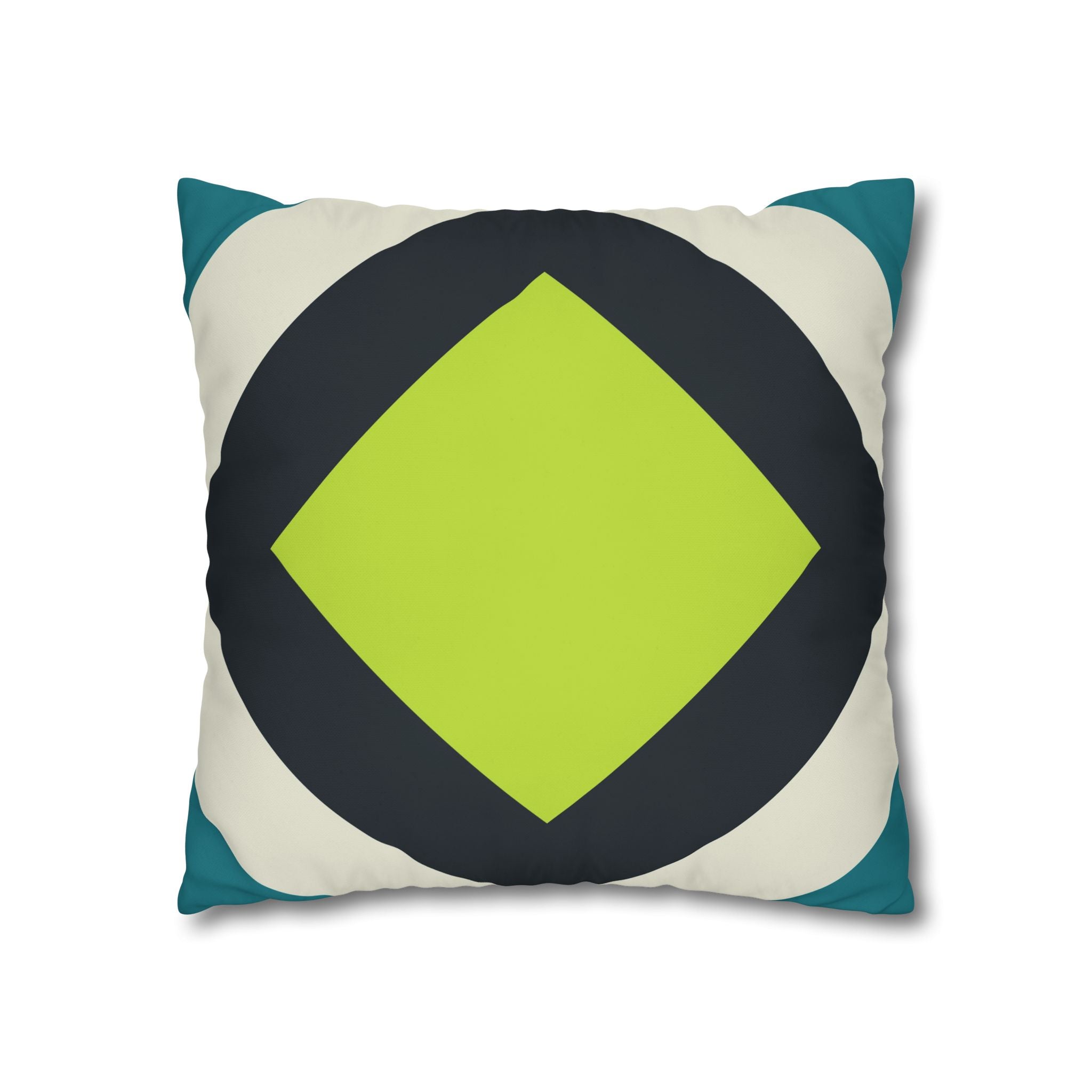 Geometric Diamond Pillowcase - Modern Art