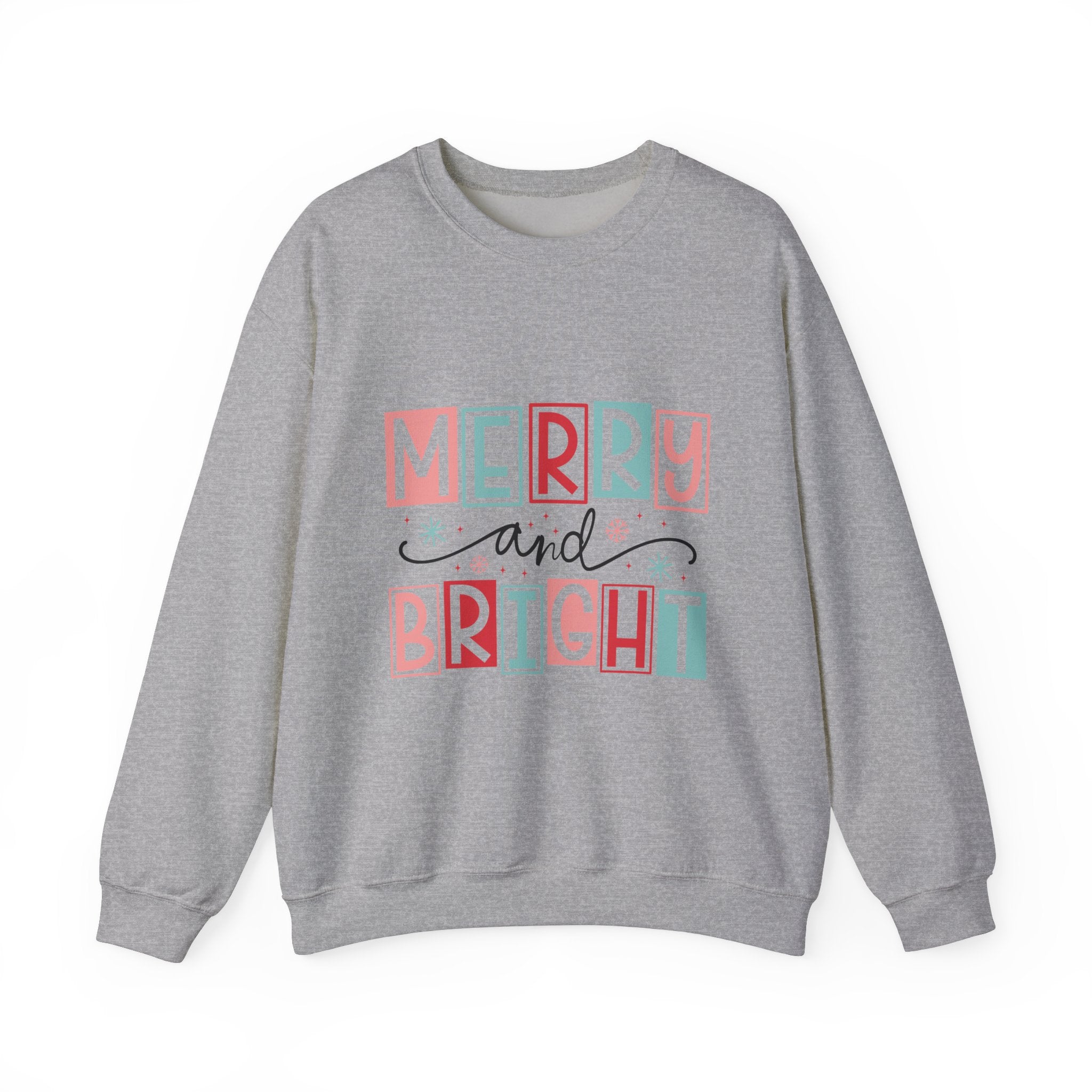 Merry Bright Retro Christmas Sweatshirt