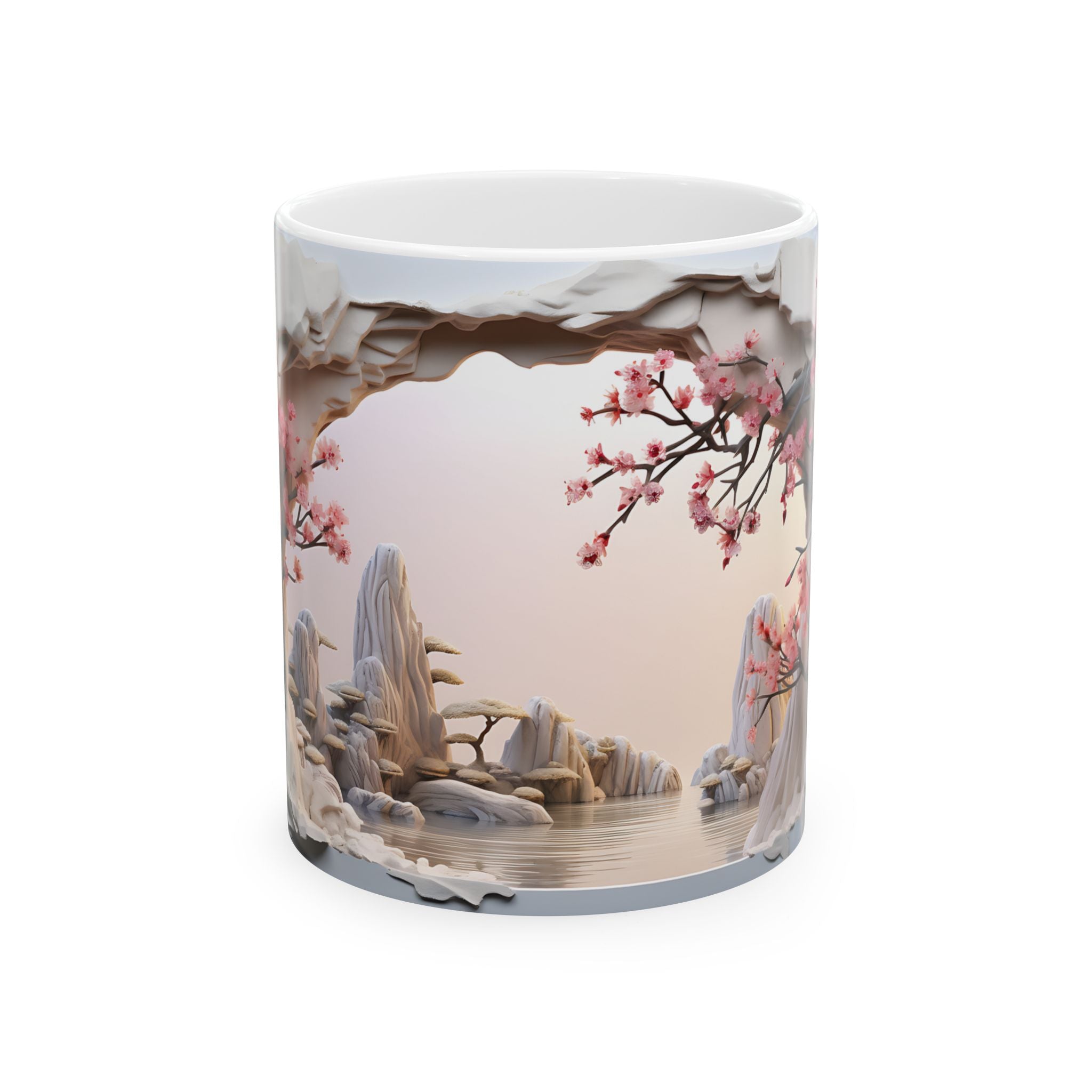 Zen Garden Mug: Serene Landscape