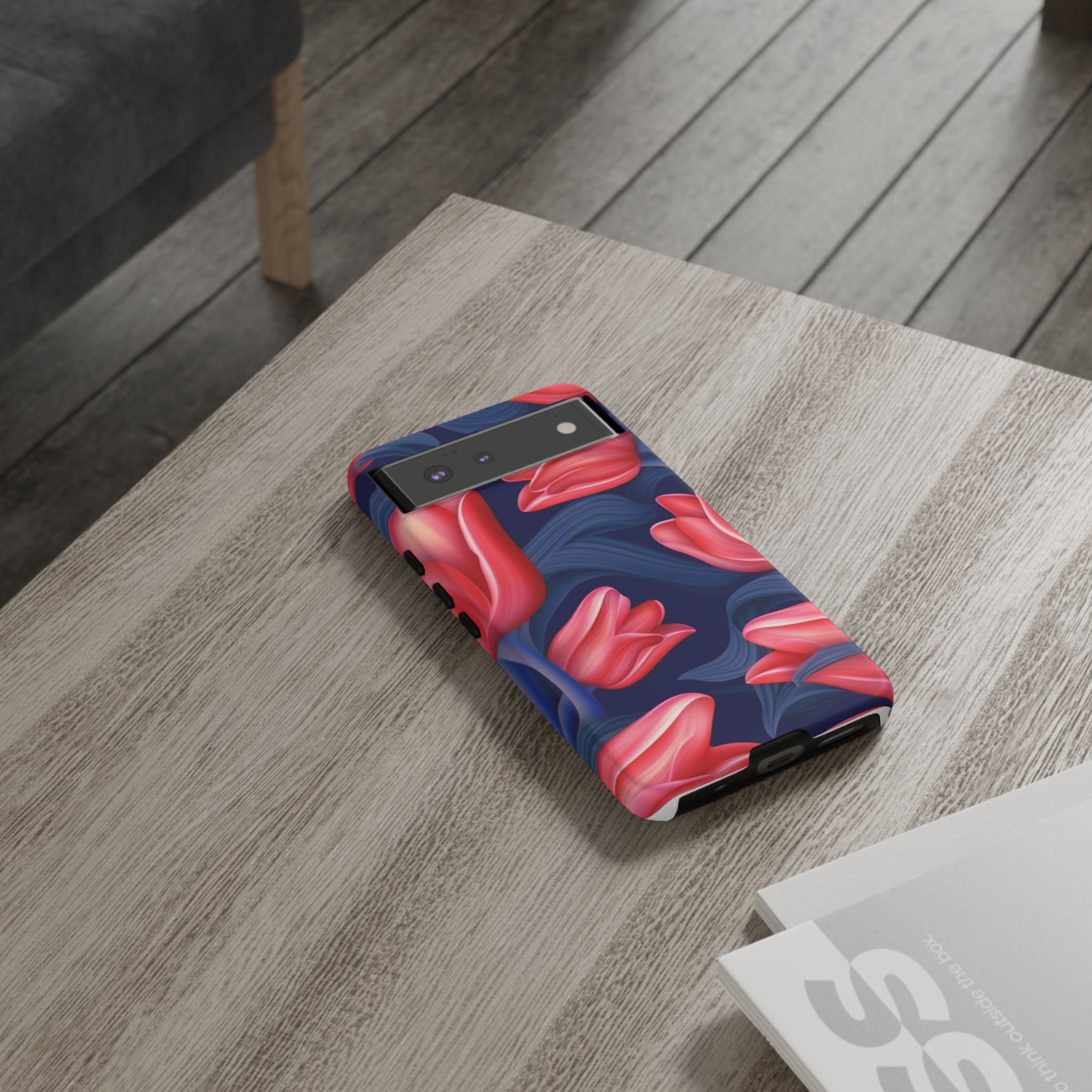 Vibrant Red Tulips Google Pixel Case (All Models)