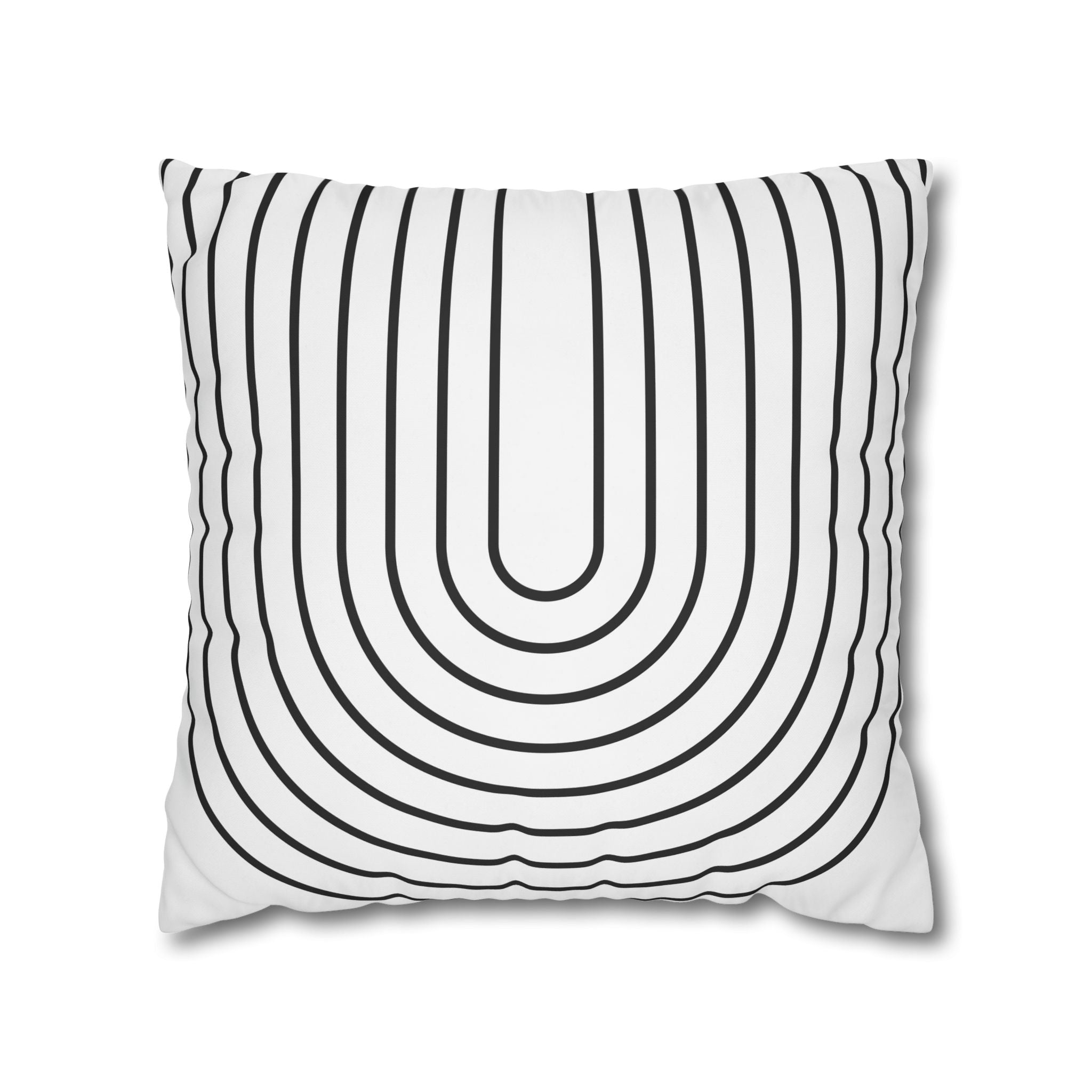 Abstract U-Shape Pillowcase - Minimalist Design