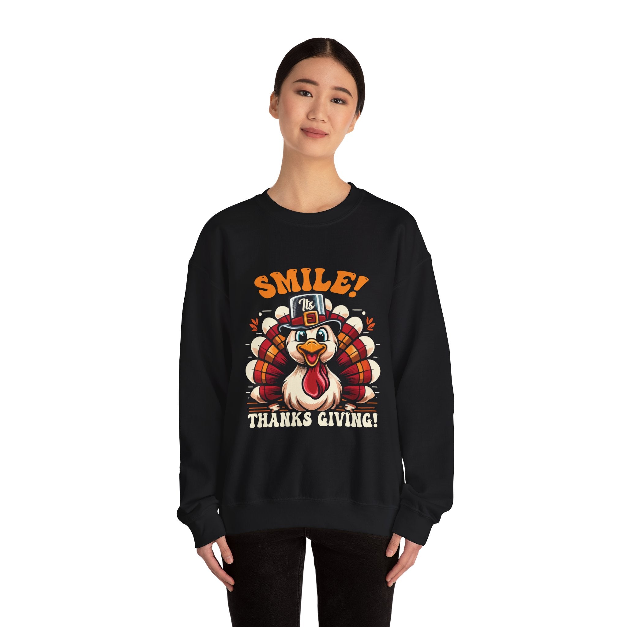 Smile! Thanksgiving Turkey Sweatshirt