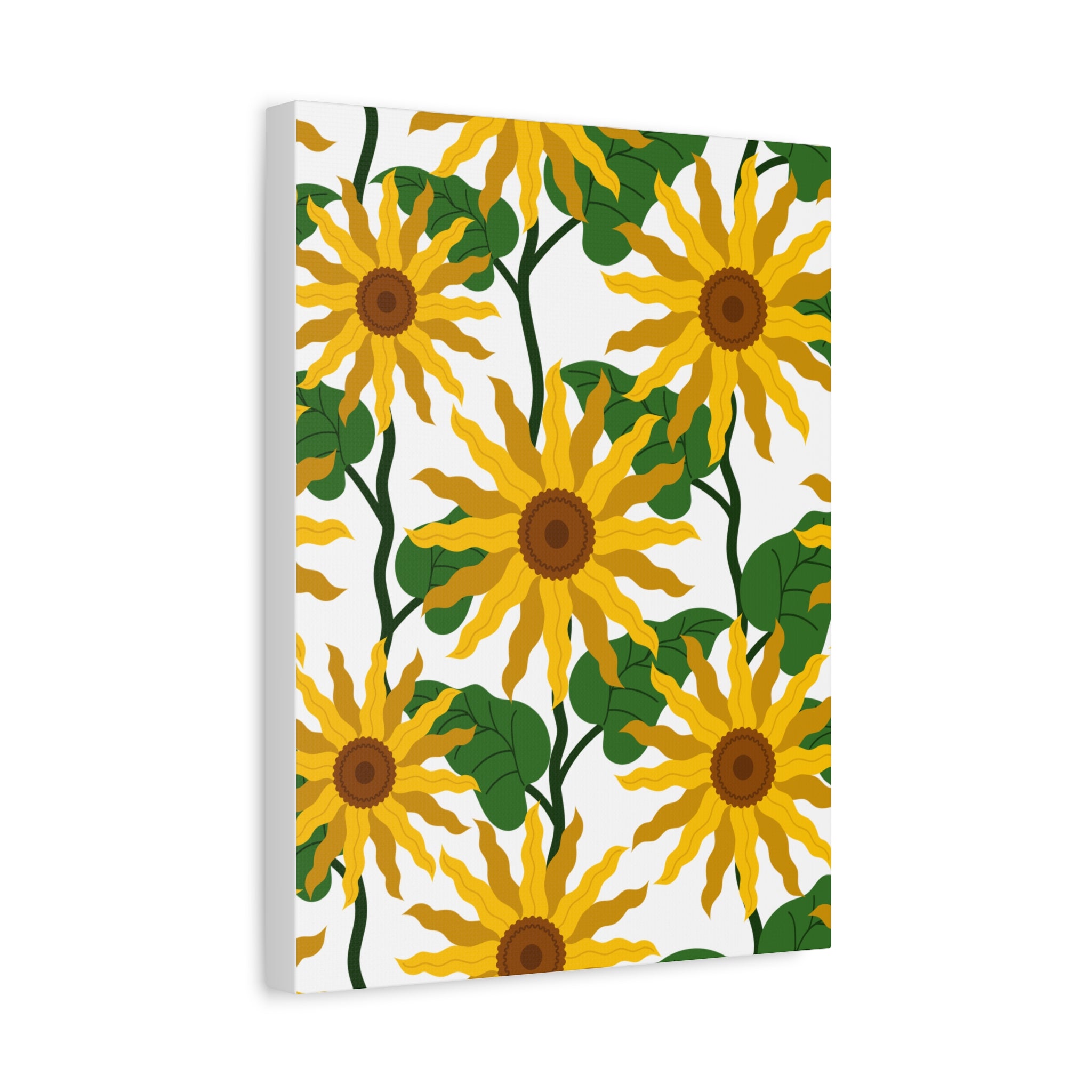 Bold Sunflower Canvas Art Print