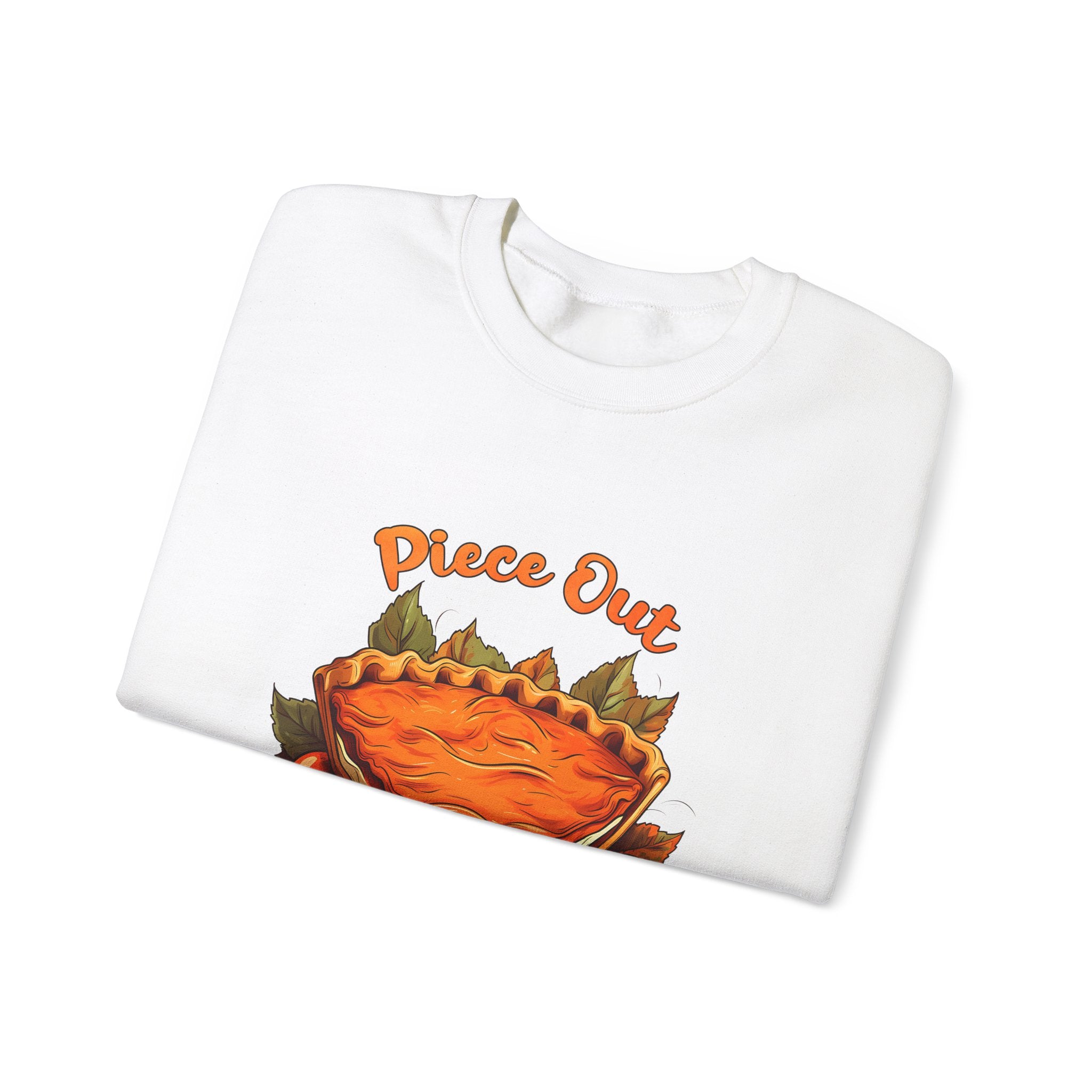 Piece Out Pumpkin Pie Thanksgiving Sweatshirt