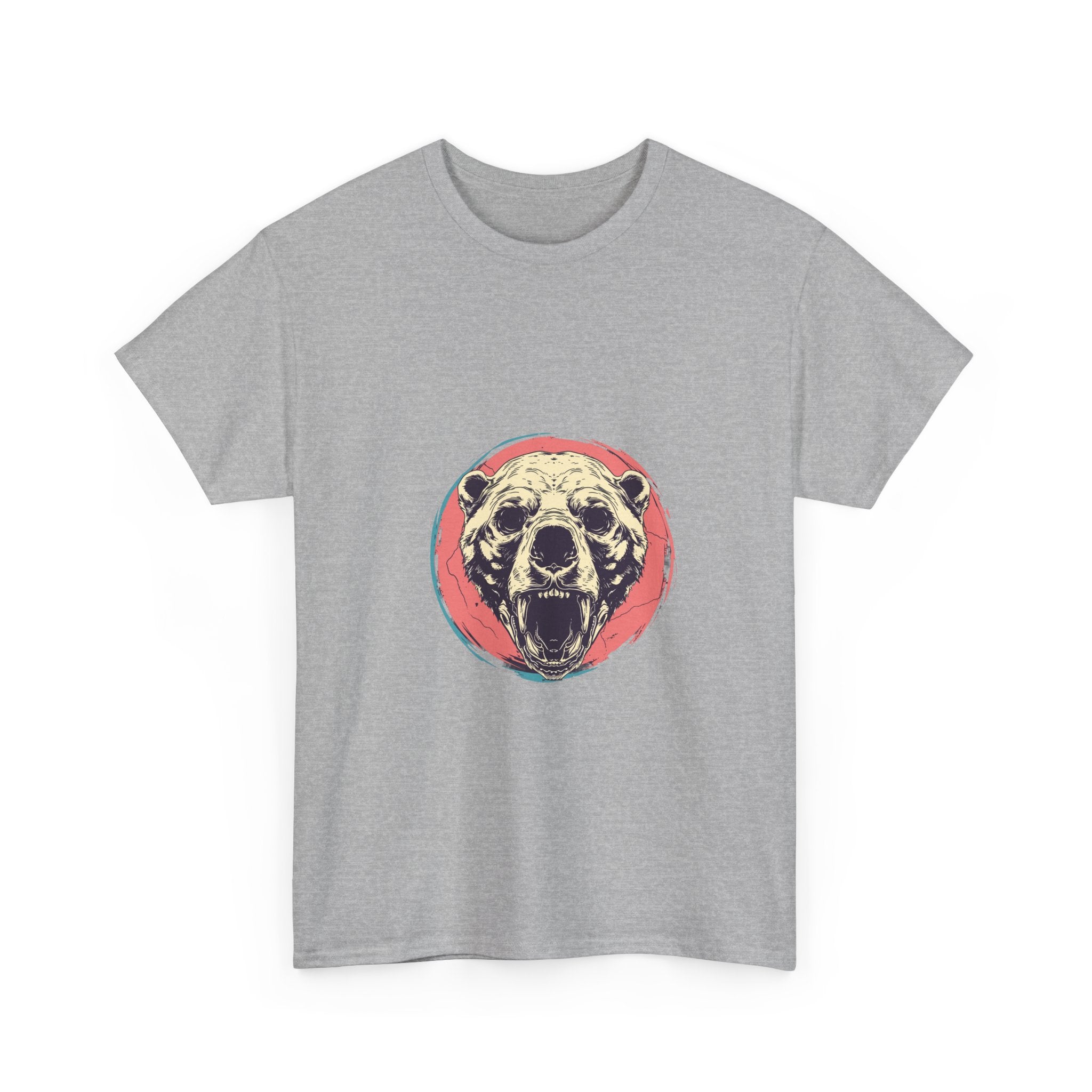 Vintage Bear Head T-Shirt - Retro Style