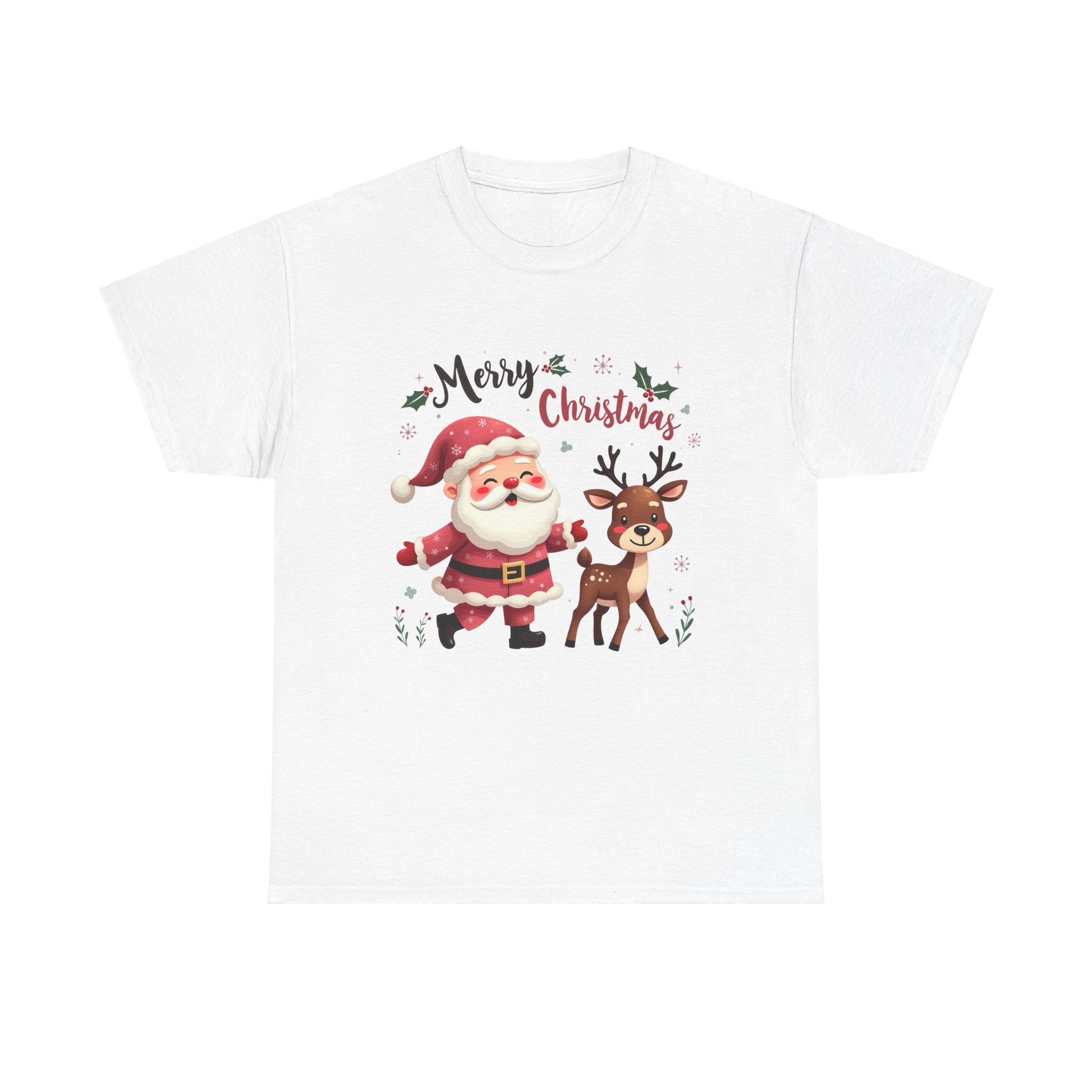 Santa & Reindeer Christmas T-Shirt