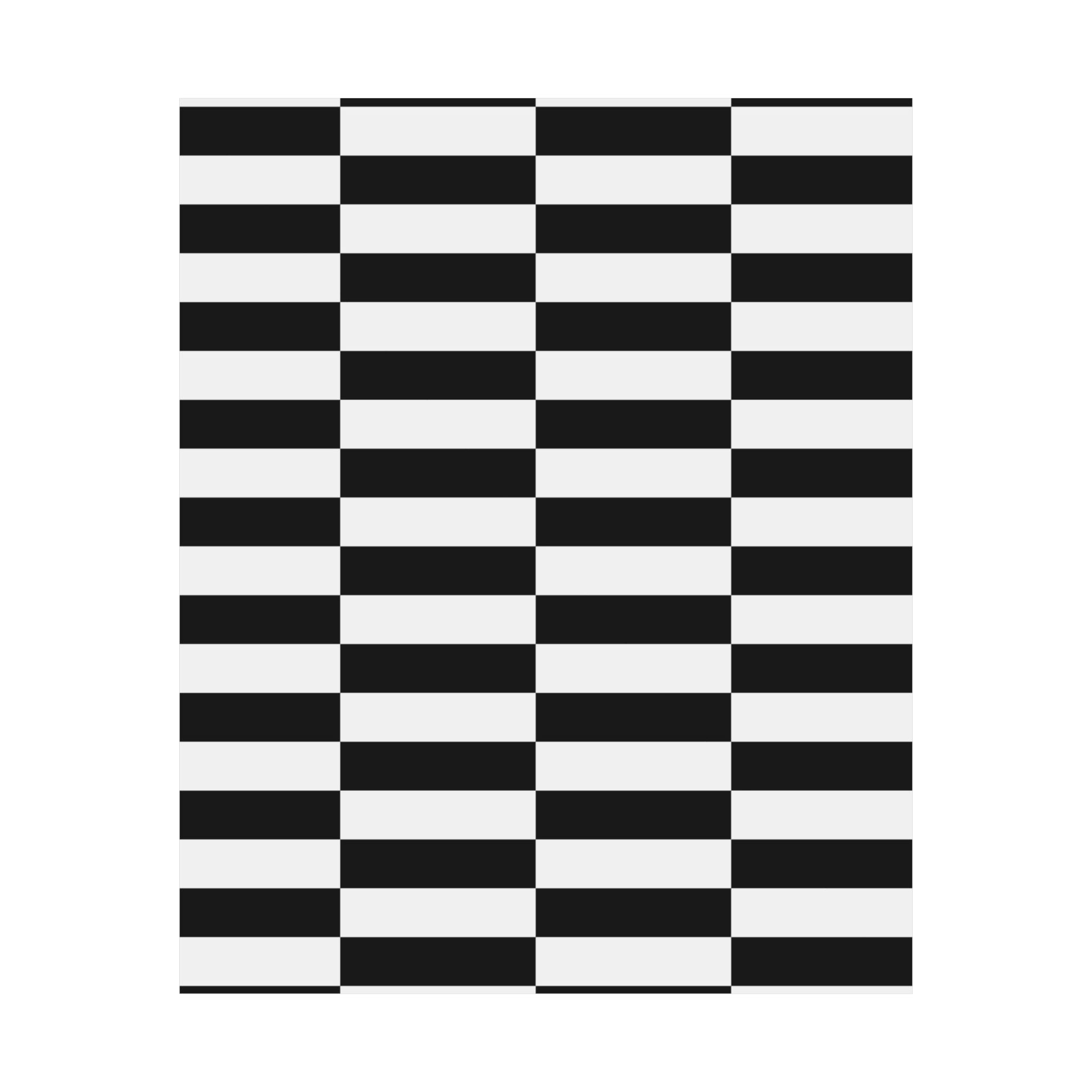 Abstract Black & White Geometric Poster