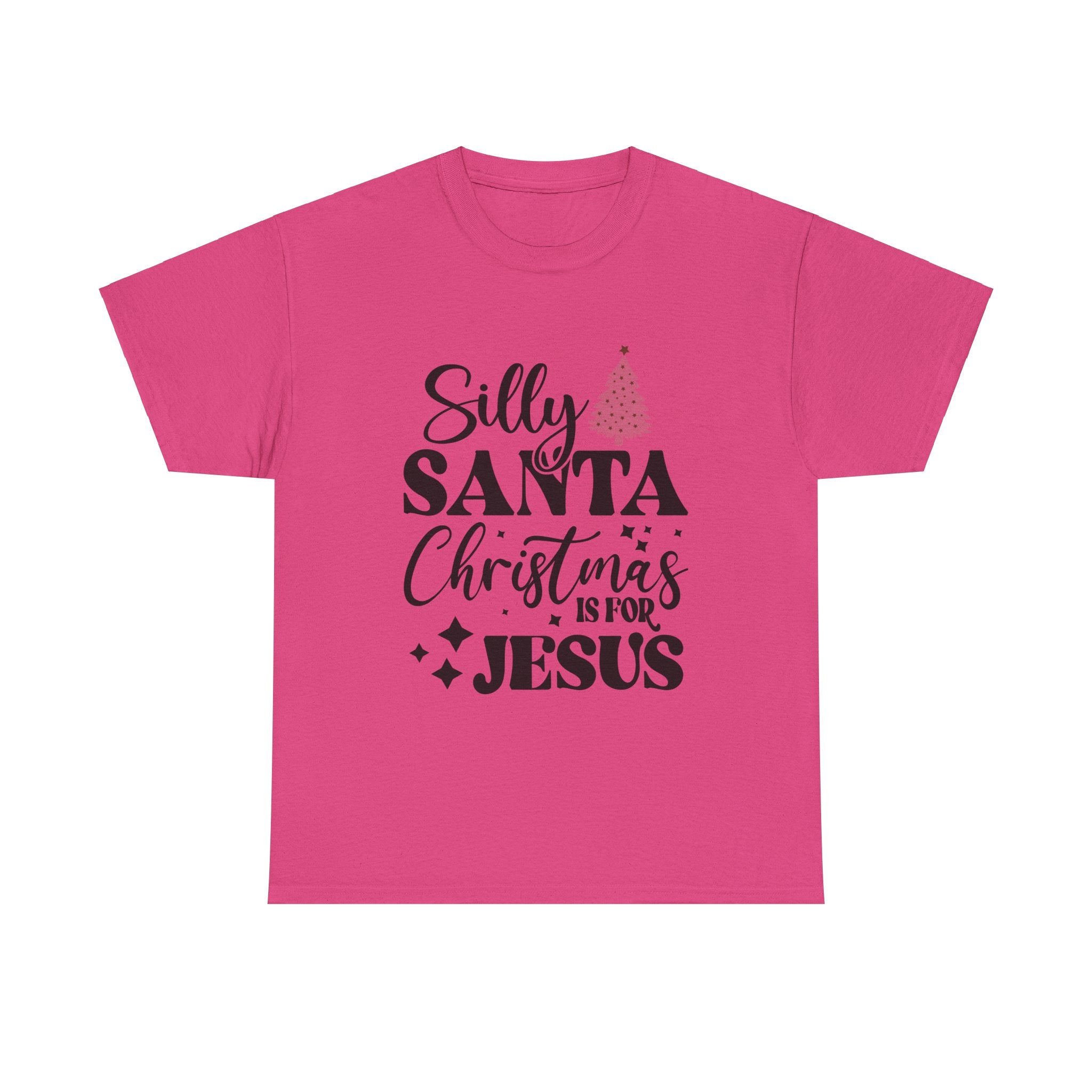 Pink Minimalist Christmas Tree T-Shirt