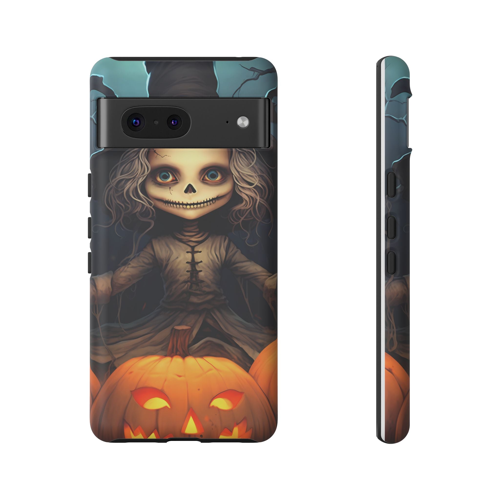 Spooky Skull Girl Halloween Google Google Pixel Case (All Models)