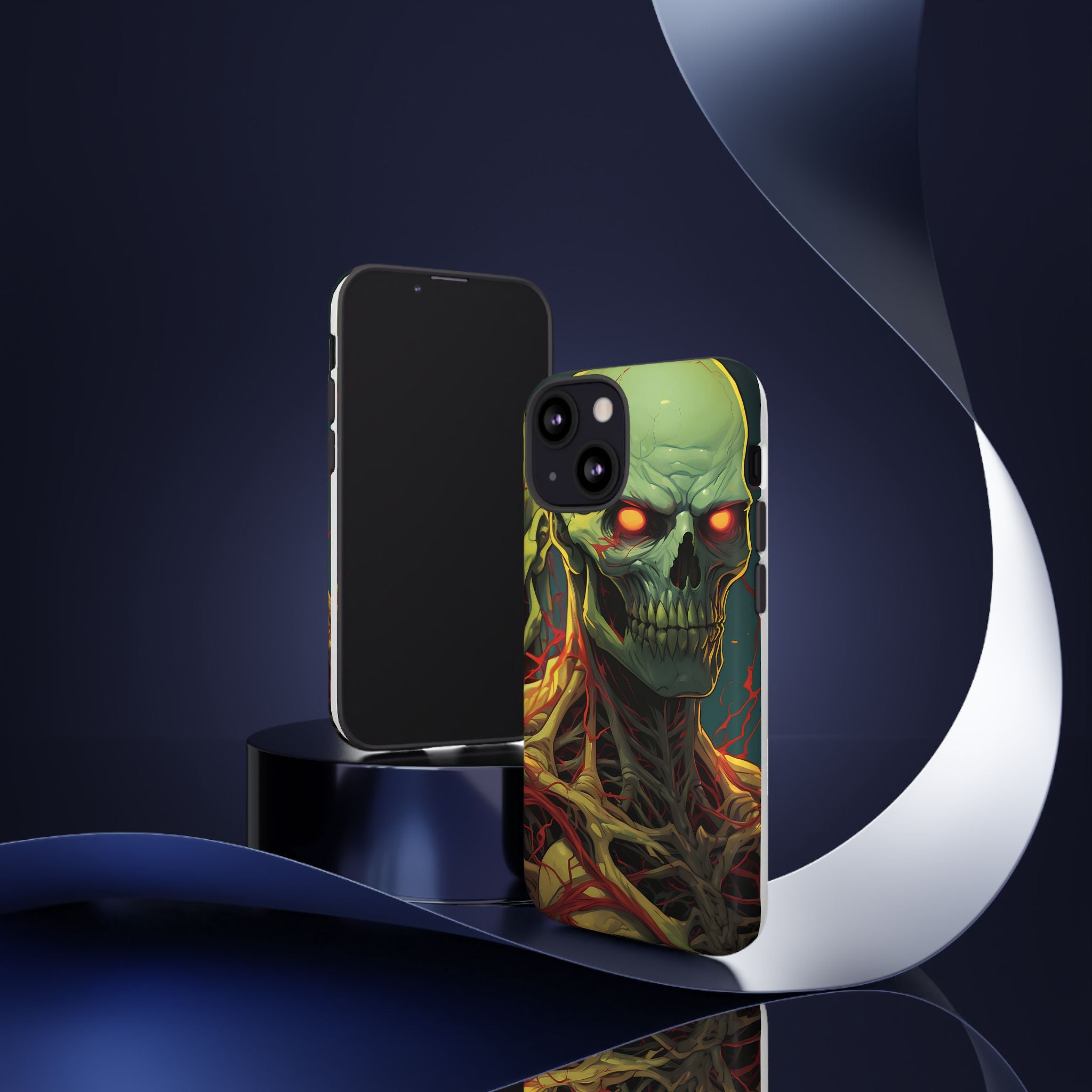 Glowing Skull Hexagon iPhone Case