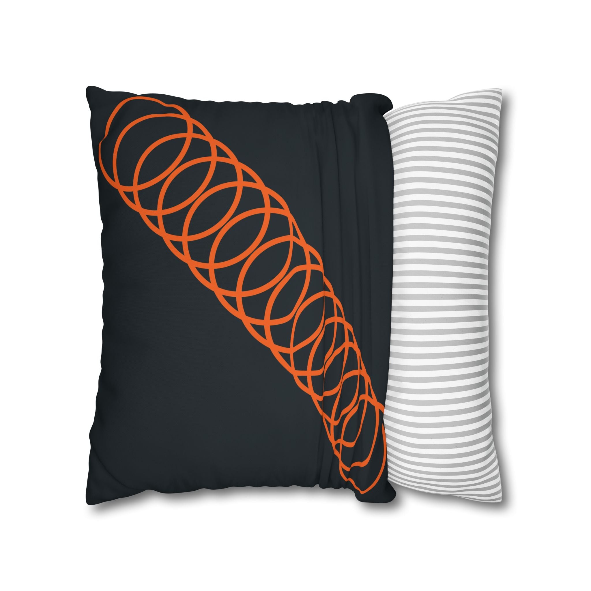 Orange Coil Spring Pillowcase - Teal