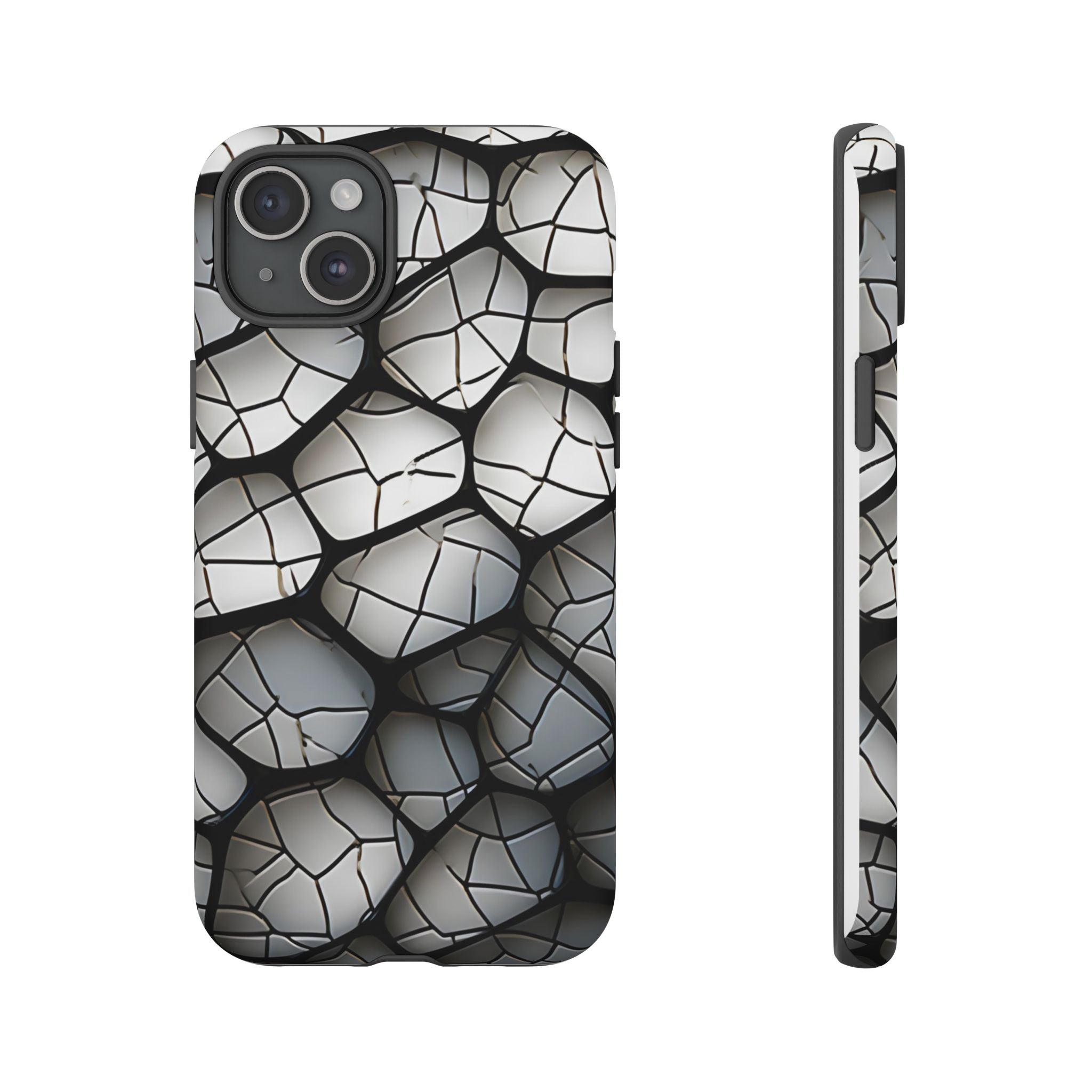 Abstract Mosaic iPhone Case - Textured & Chic