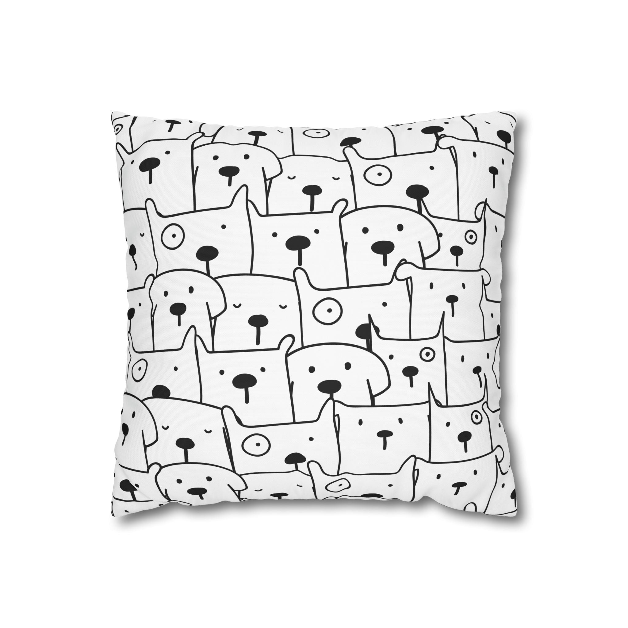 Cute Cartoon Dog Pillowcase - Puppy Party