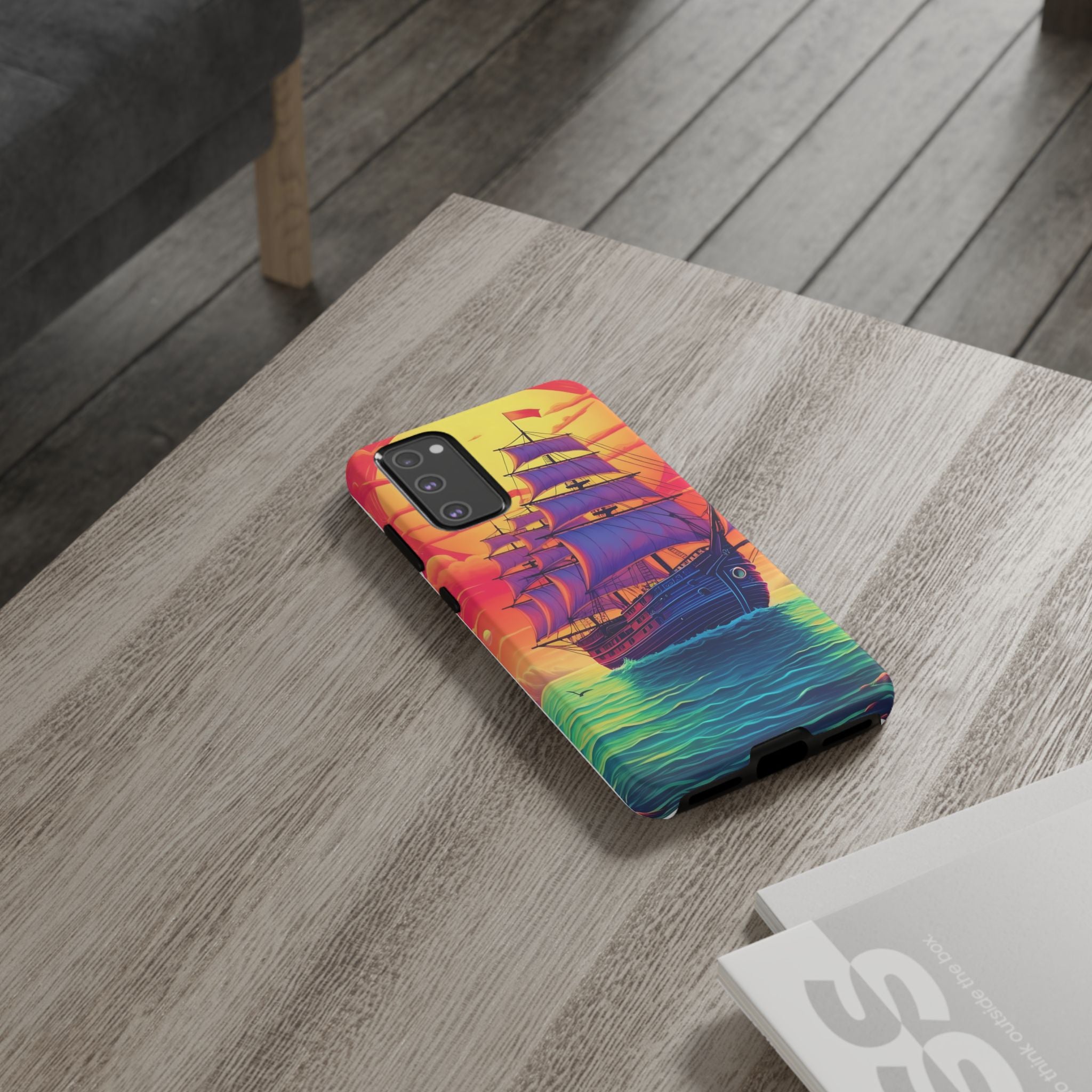 Sunset Galleon Samsung Phone Case