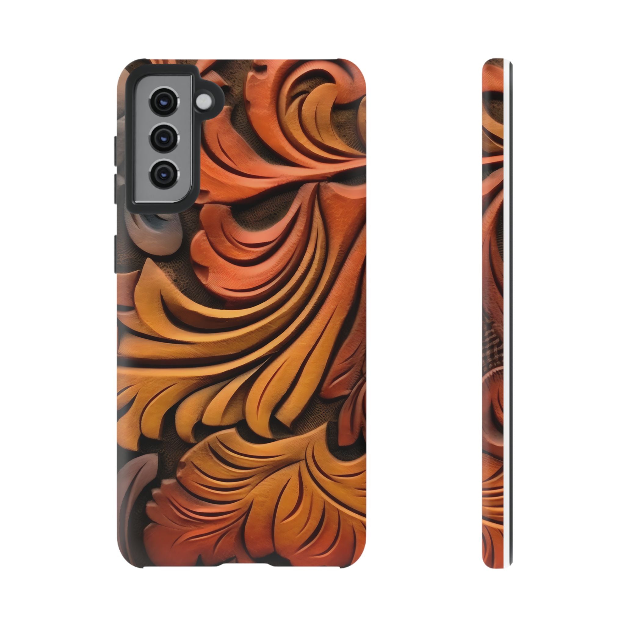 Art Nouveau Leather Samsung Case