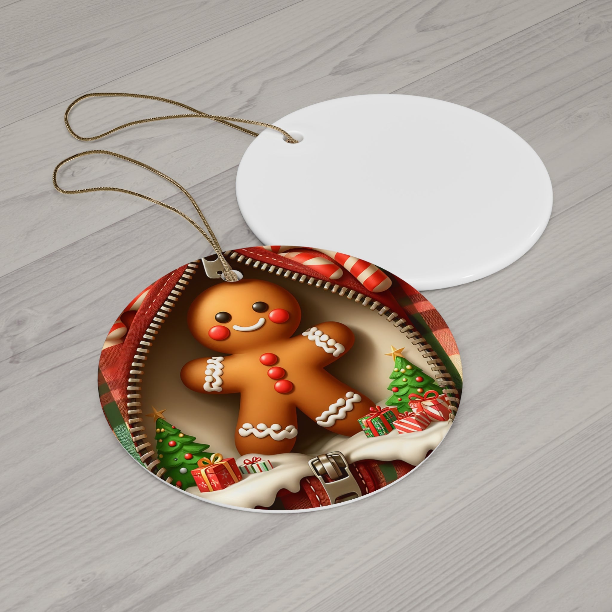 Gingerbread Man Christmas Ornament