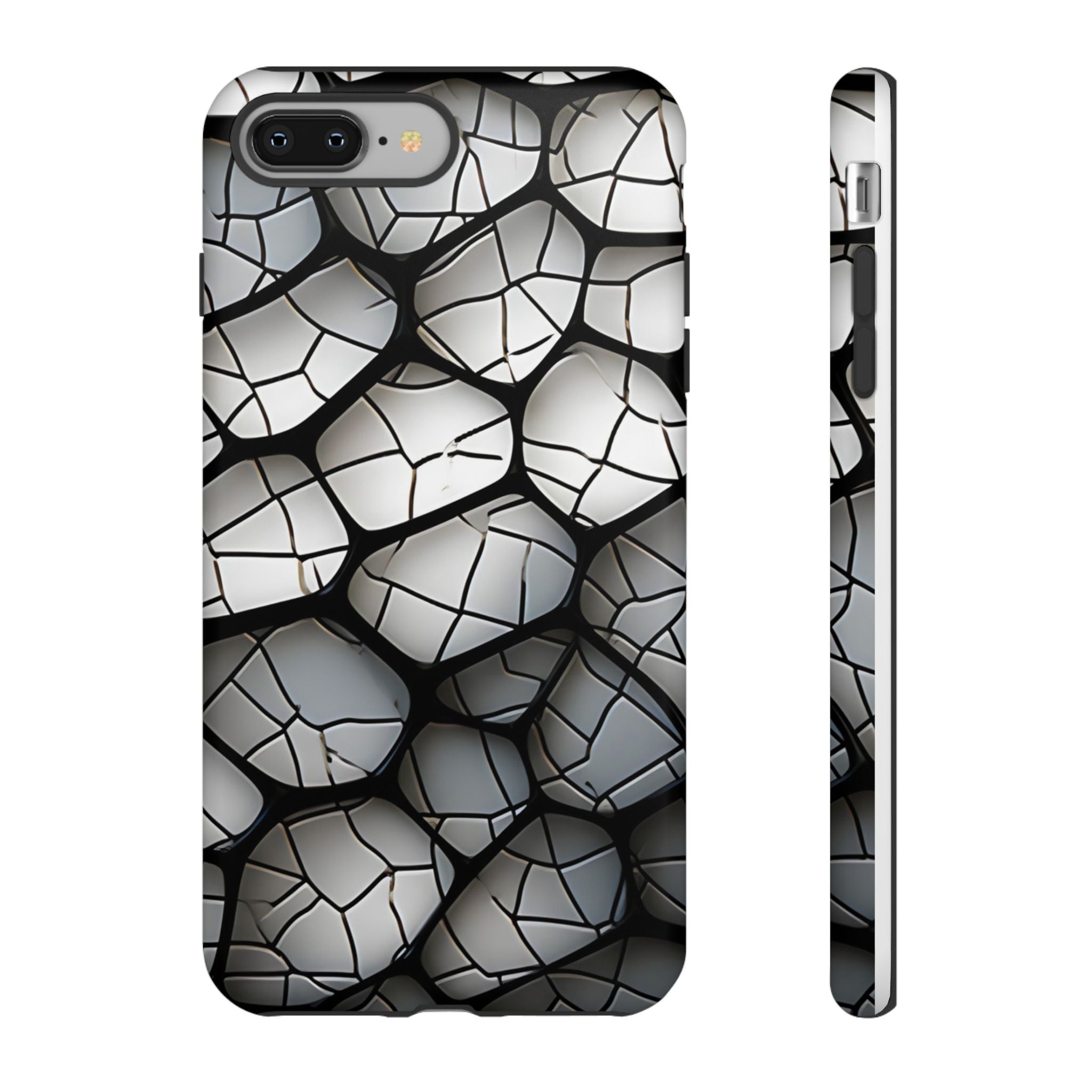 Abstract Mosaic iPhone Case - Textured & Chic