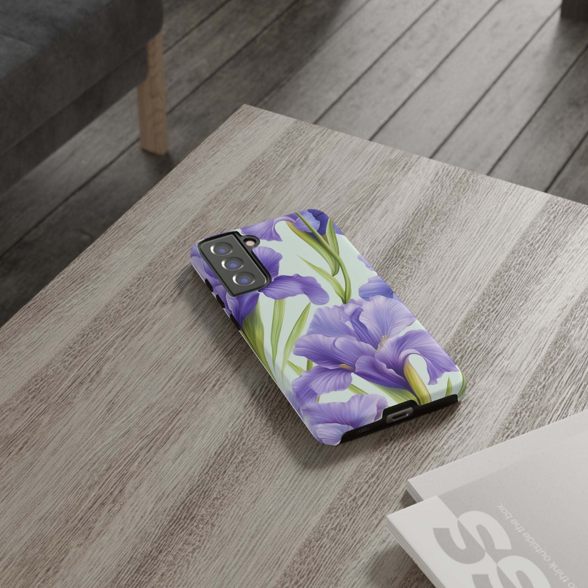 Elegant Purple Iris Samsung Phone Case