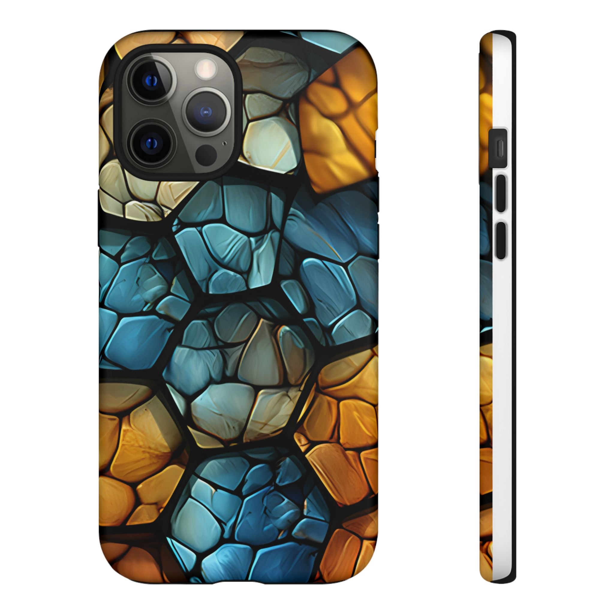 Abstract Stone Mosaic iPhone Case