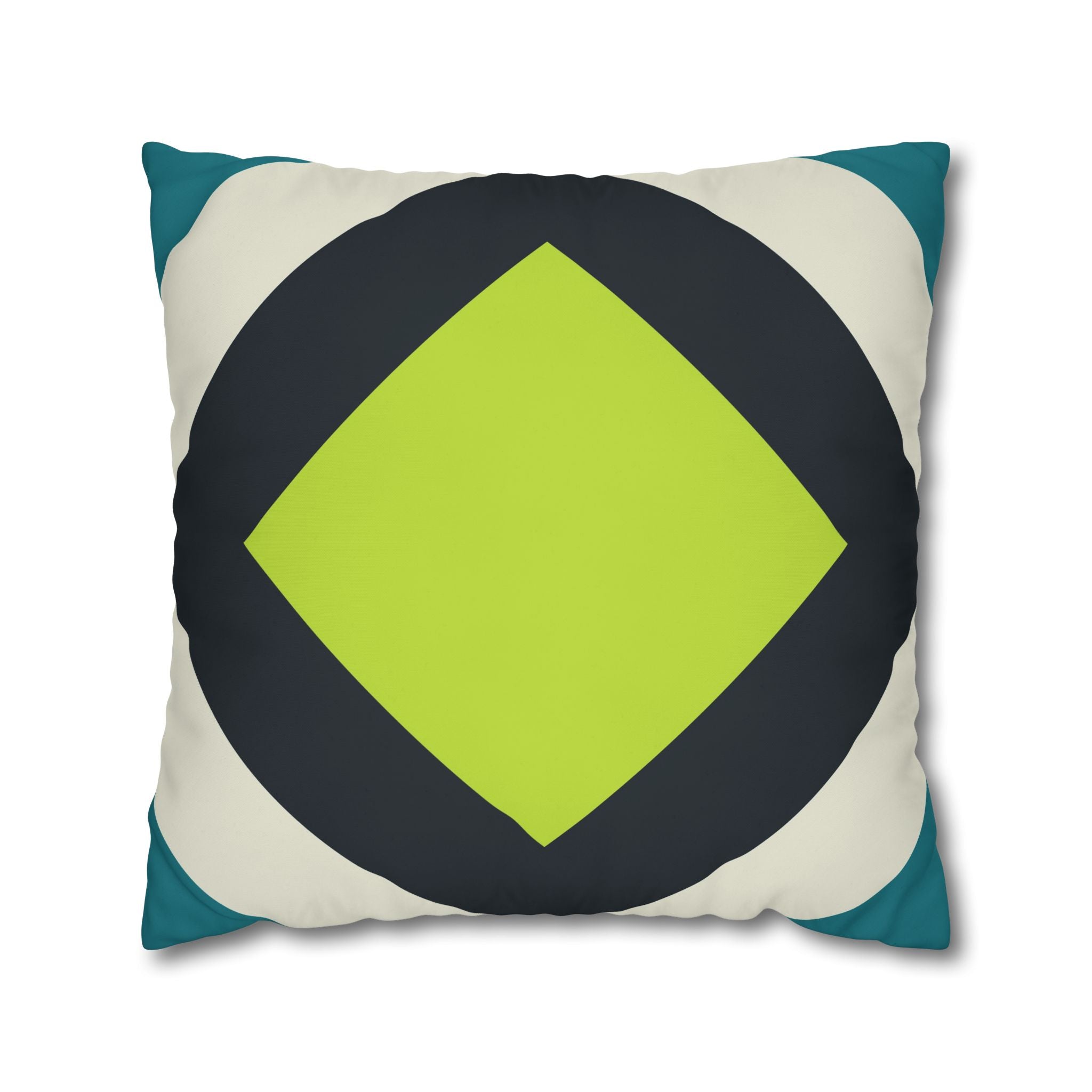 Geometric Diamond Pillowcase - Modern Art