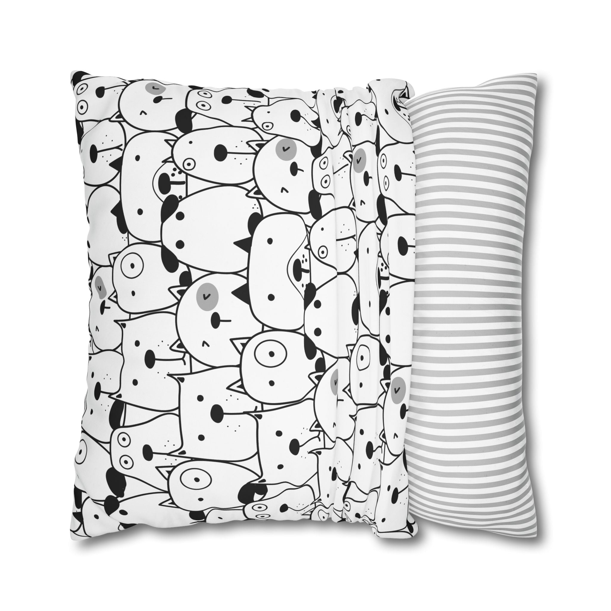 Cute Puppy Faces Pillowcase - Dog Pattern