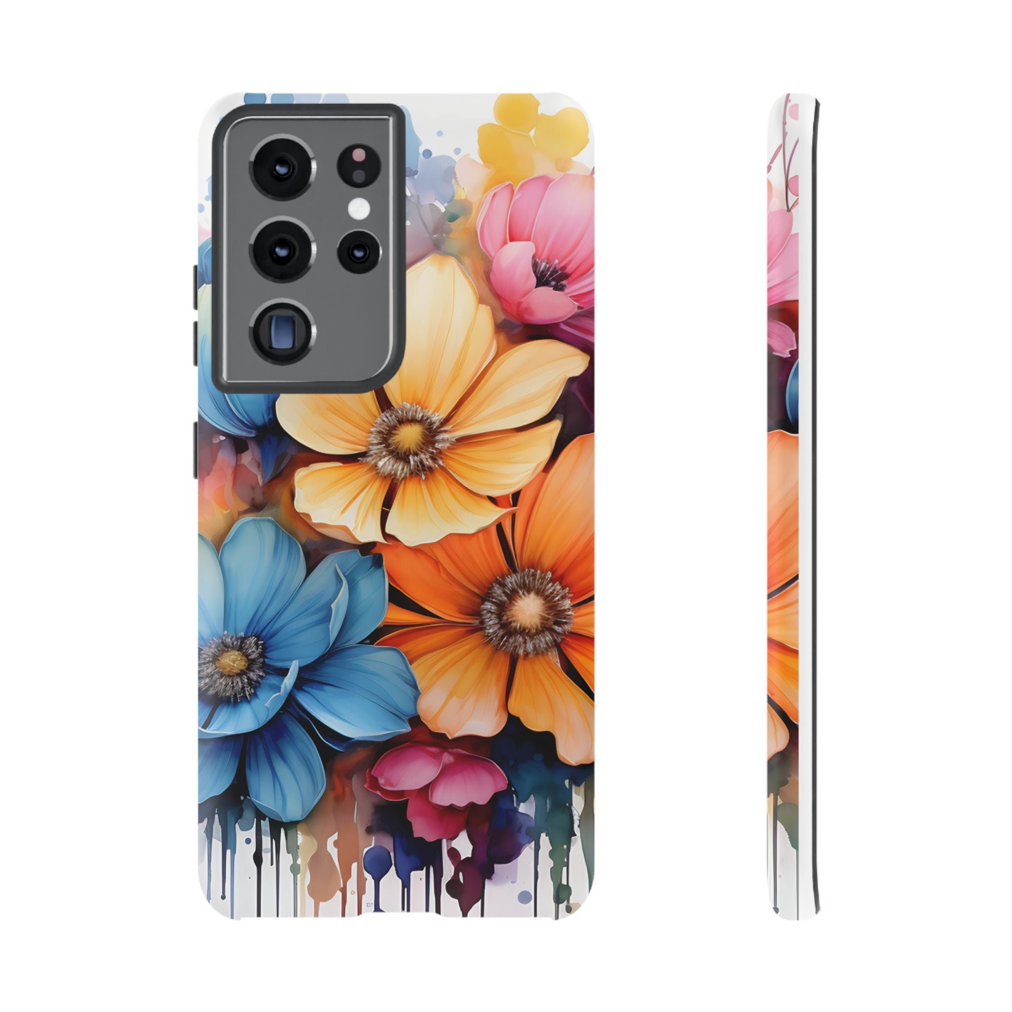 Vibrant Floral Watercolor Samsung Case