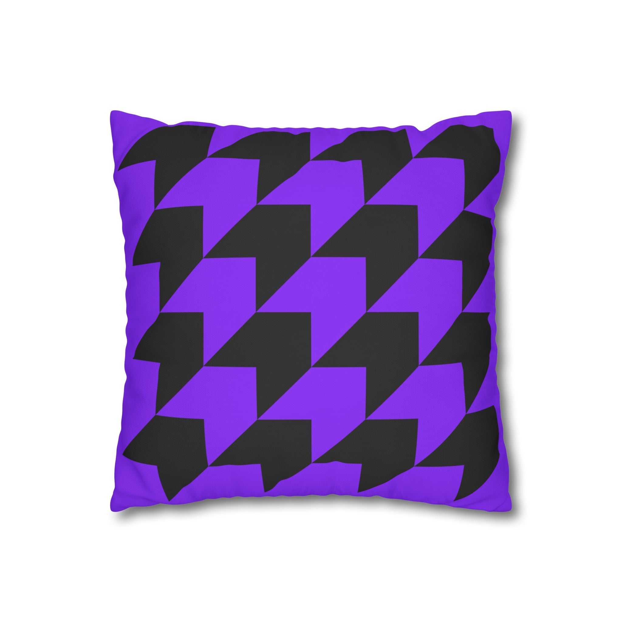 Geometric Purple Arrow Pillowcase