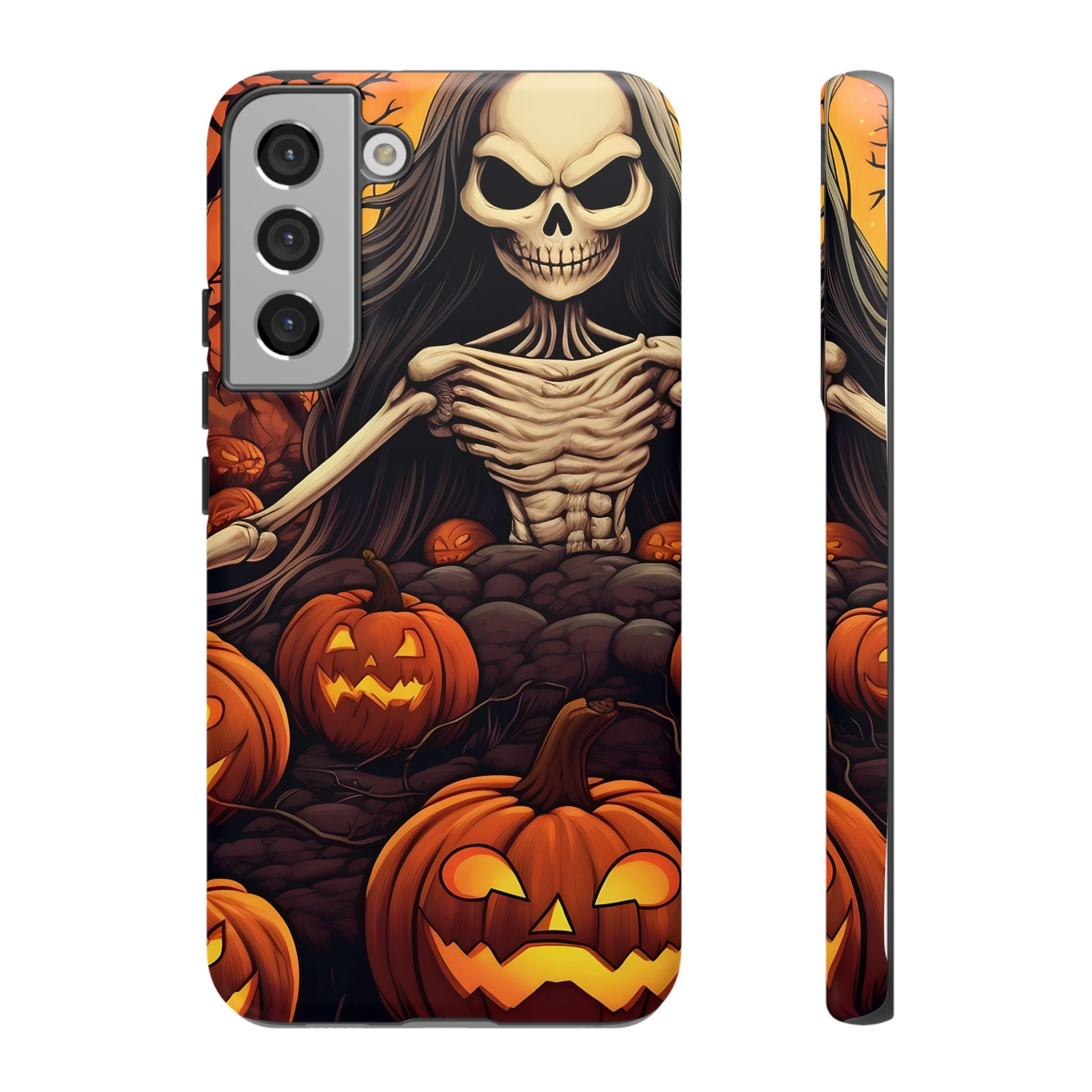 Spooky Skeleton Halloween Samsung Case