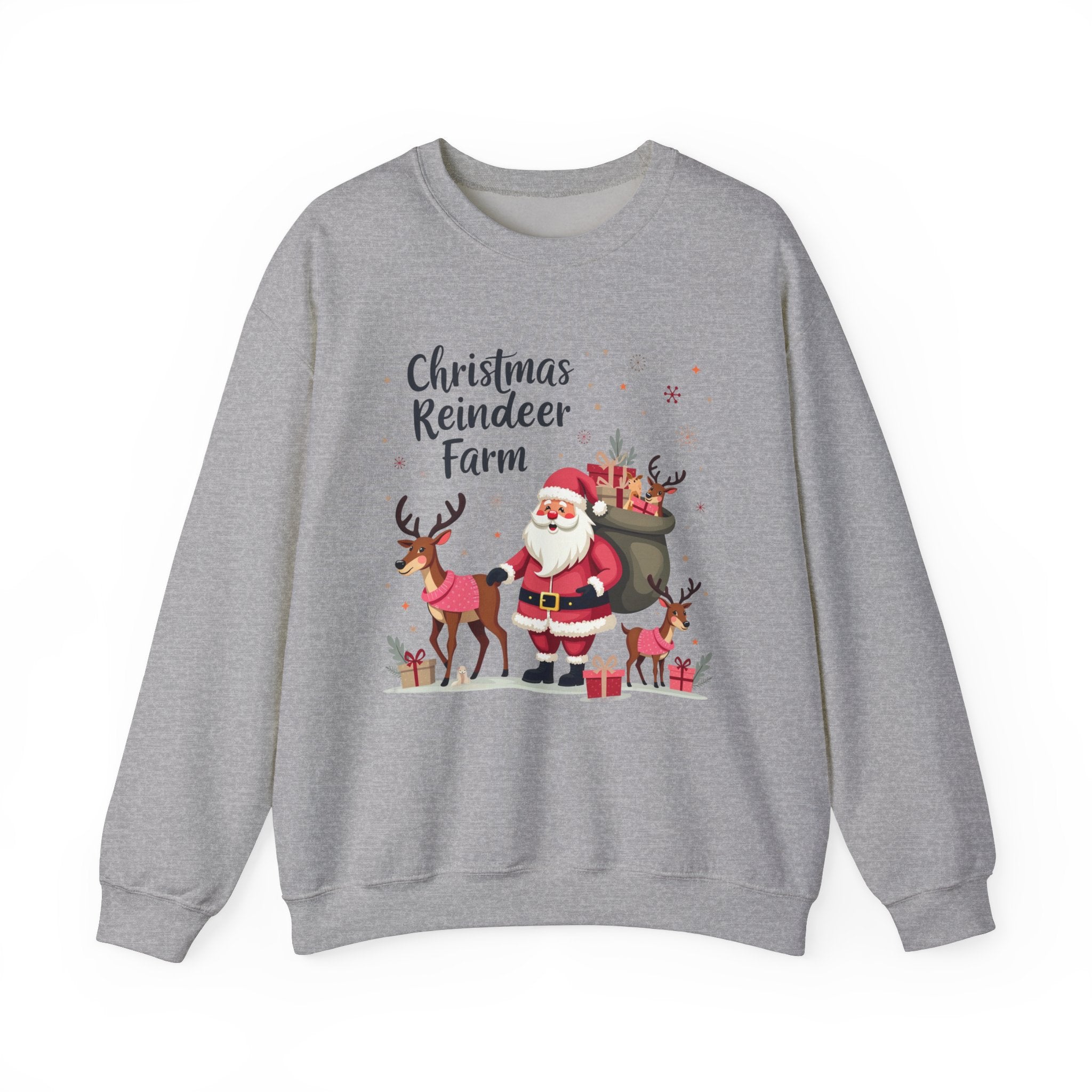 Christmas Reindeer Farm Sweatshirt